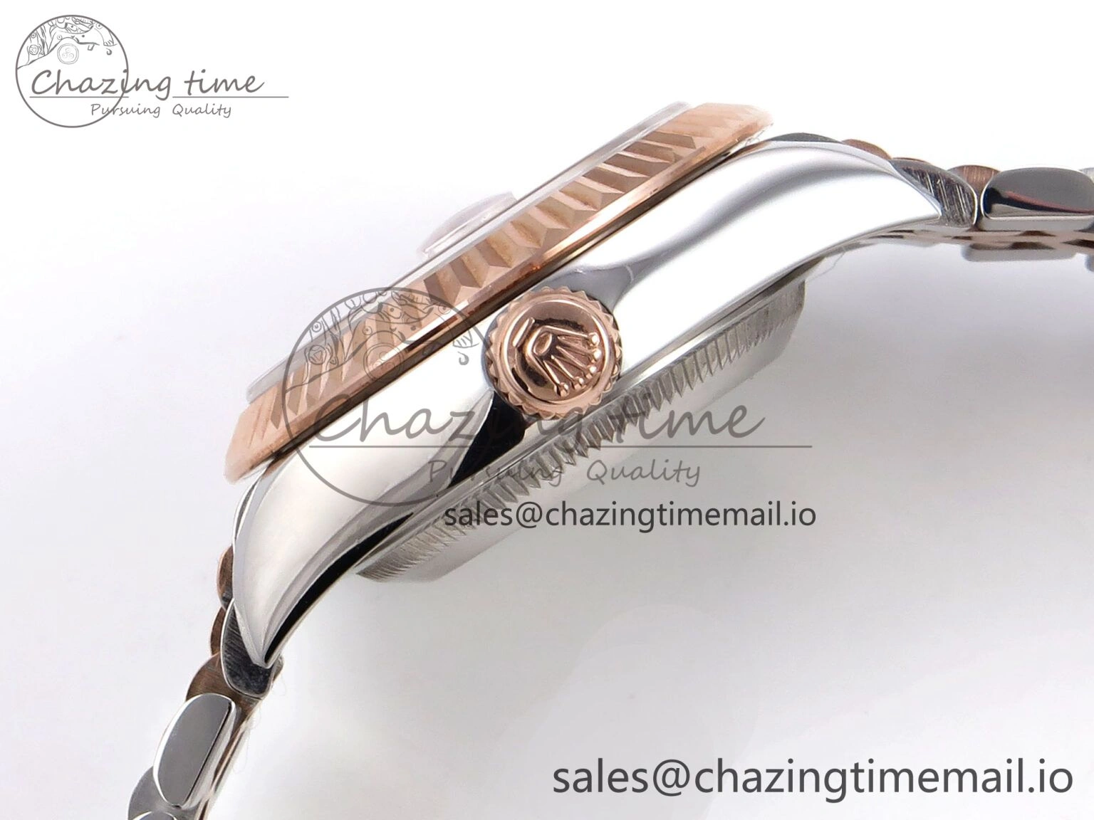 Efficient DateJust 28MM 279171 SS RG GMF 1:1 Best Edition 904L Steel RG Diamonds Dial on Jubilee Bracelet A 1133