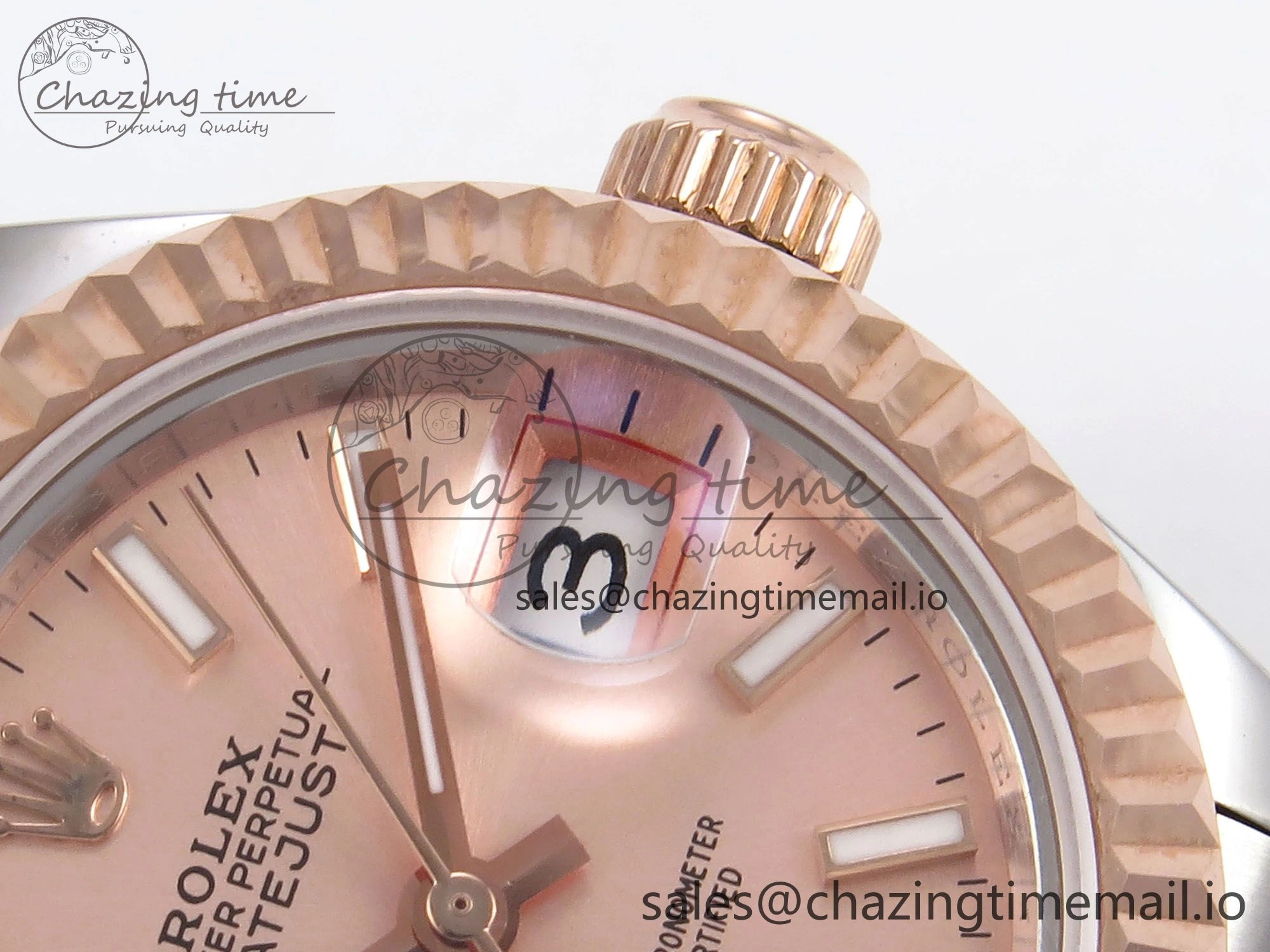 DateJust 28MM 279171 SS RG GMF 1:1 Best Edition 904L Steel RG Stick Dial on Jubilee Bracelet A HighQuality 1132