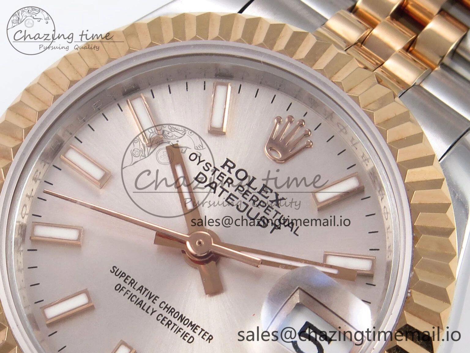 DateJust 28MM 279171 SS RG GMF 1:1 Best Edition 904L Steel Silver Stick Dial on Jubilee Bracelet A Practical 10061