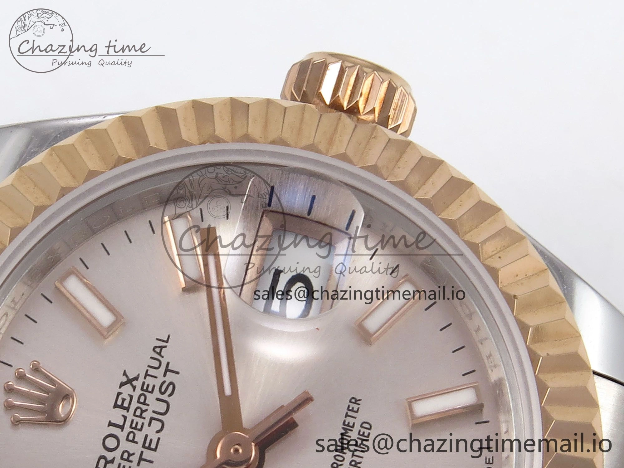 DateJust 28MM 279171 SS RG GMF 1:1 Best Edition 904L Steel Silver Stick Dial on Jubilee Bracelet A Practical 10061