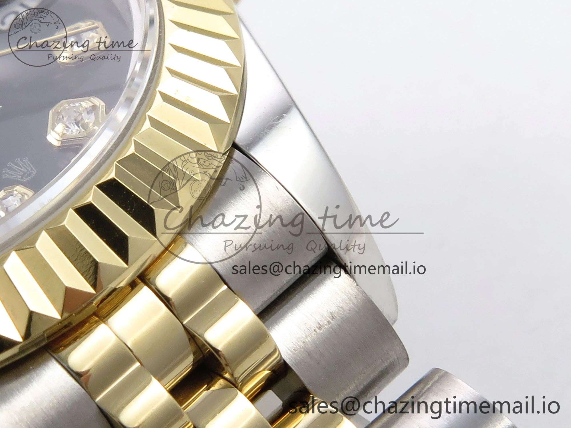DateJust 28MM 279173 SS YG GMF 1:1 Best Edition 904L Steel Black Diamonds Dial on Jubilee Bracelet A Timeless 10054