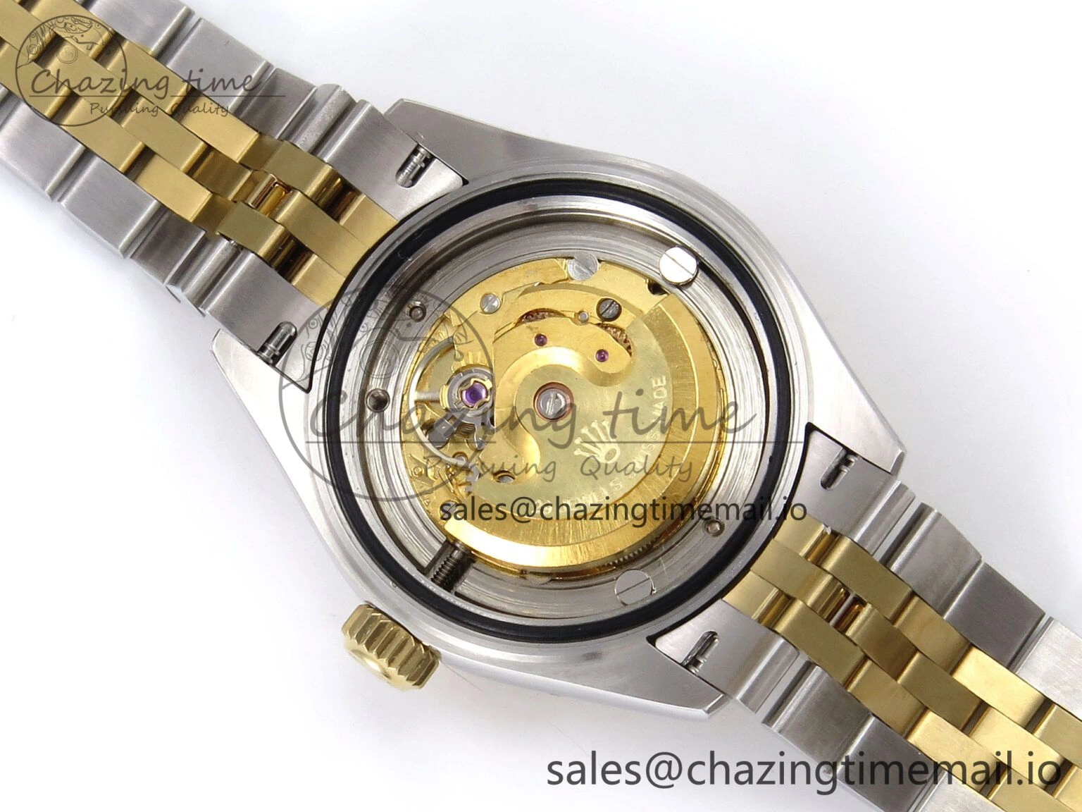 RelaxedFit DateJust 28MM 279173 SS YG GMF 1:1 Best Edition 904L Steel Green Diamonds Dial on Jubilee Bracelet A 10058