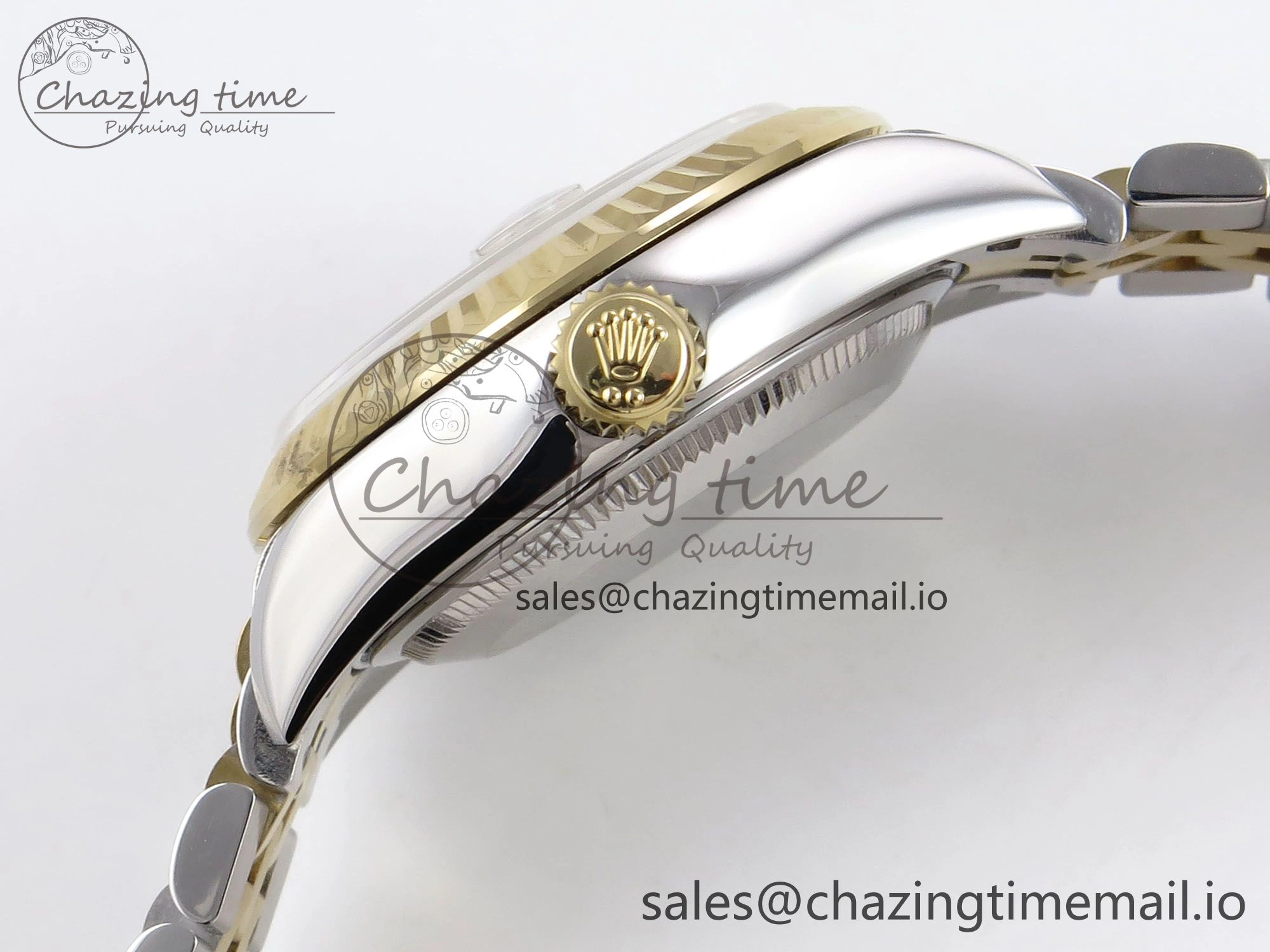 RelaxedFit DateJust 28MM 279173 SS YG GMF 1:1 Best Edition 904L Steel Green Diamonds Dial on Jubilee Bracelet A 10058