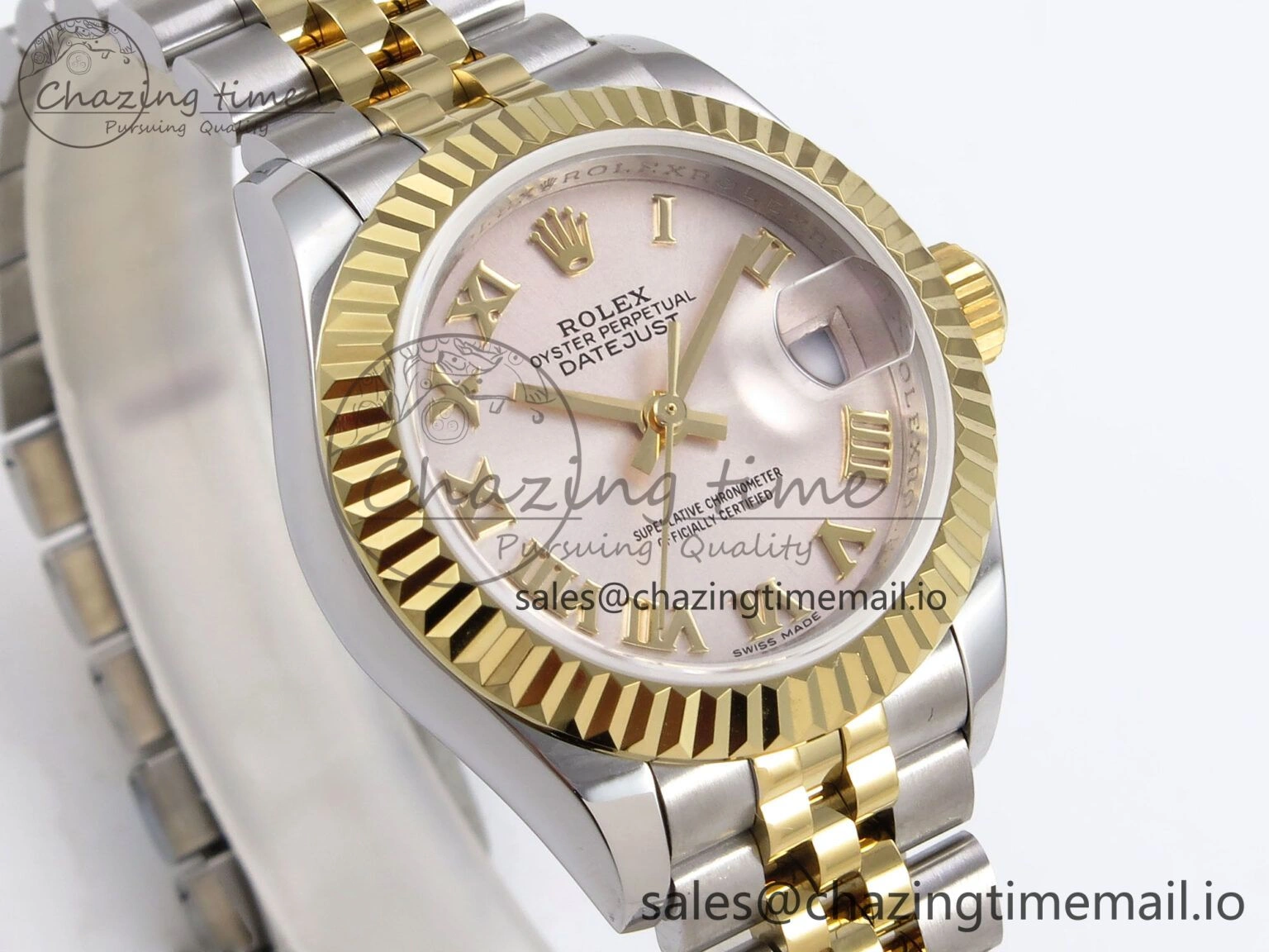 DateJust 28MM 279173 SS YG GMF 1:1 Best Edition 904L Steel Silver Roman Dial on Jubilee Bracelet A Resilient 1121