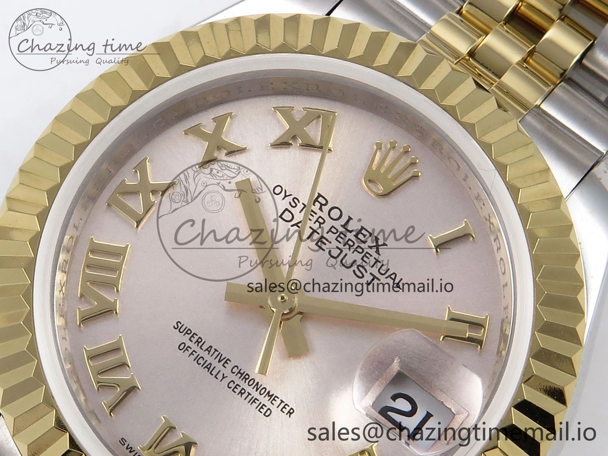 DateJust 28MM 279173 SS YG GMF 1:1 Best Edition 904L Steel Silver Roman Dial on Jubilee Bracelet A Resilient 1121