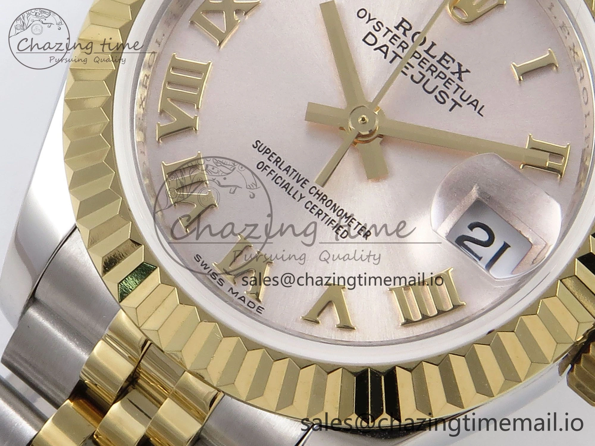 DateJust 28MM 279173 SS YG GMF 1:1 Best Edition 904L Steel Silver Roman Dial on Jubilee Bracelet A Resilient 1121