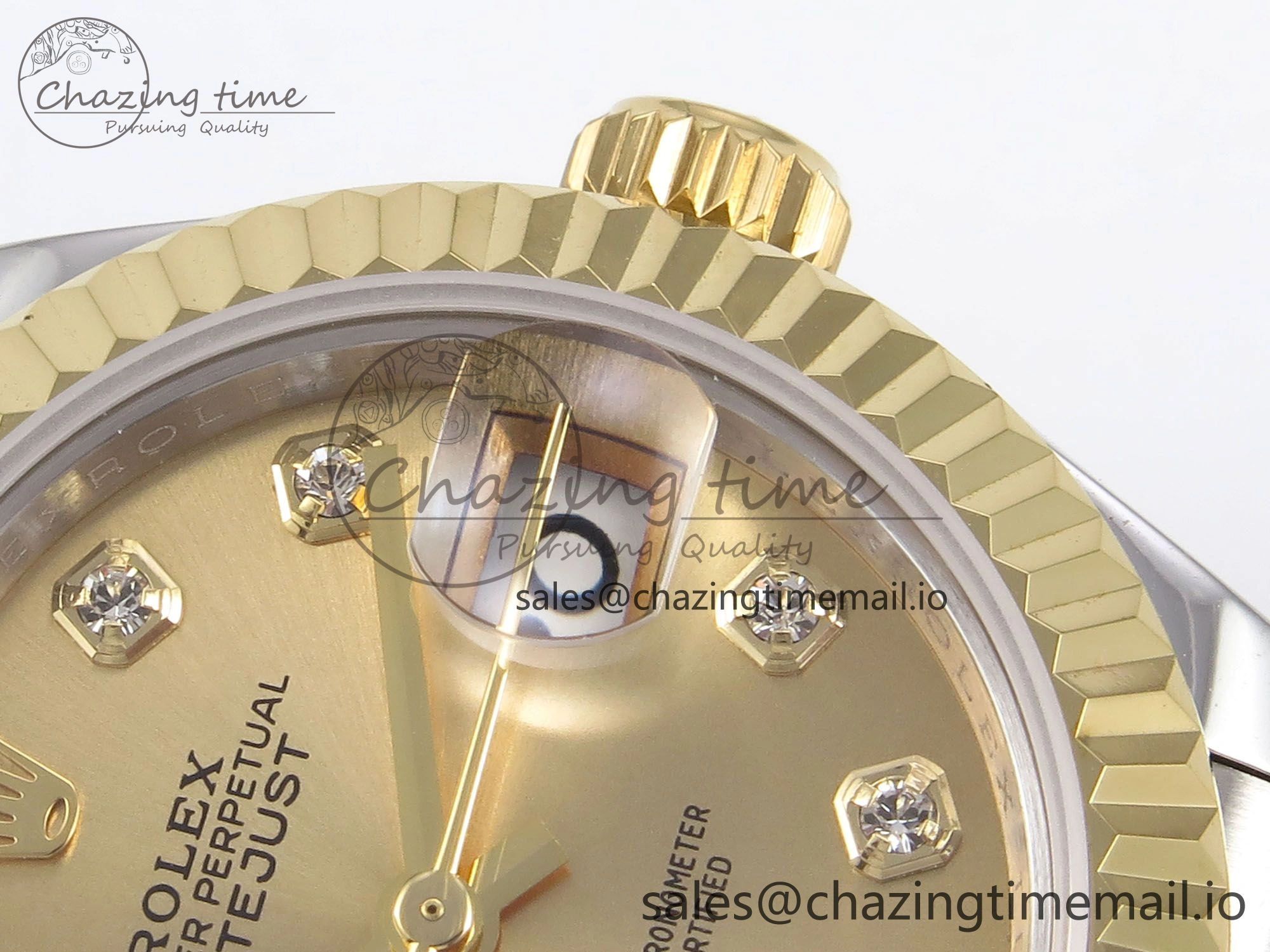 FastDry DateJust 28MM 279173 SS YG GMF 1:1 Best Edition 904L Steel YG Diamonds Dial on Jubilee Bracelet A 10055