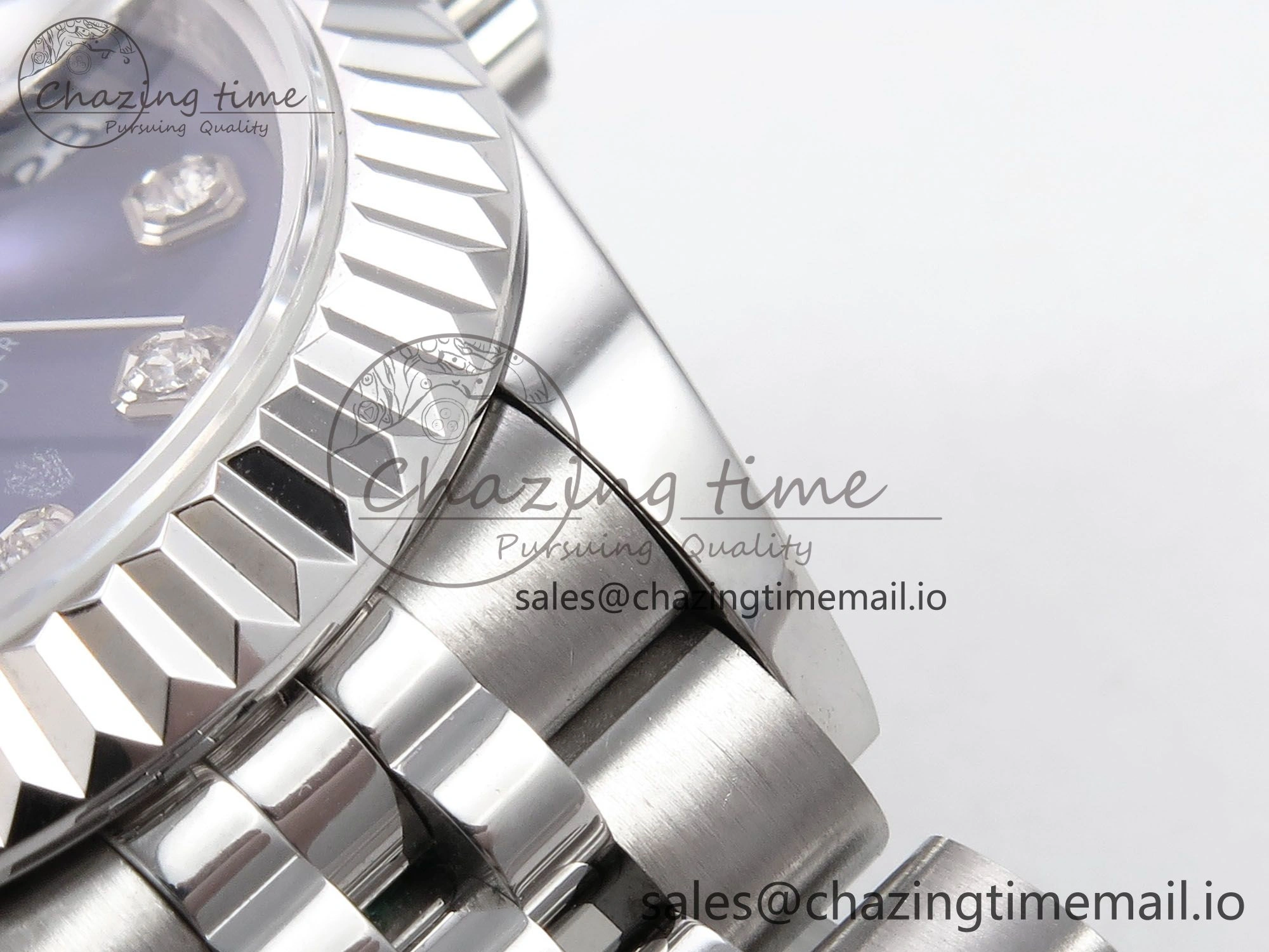Unique DateJust 28MM 279174 SS GMF 1:1 Best Edition 904L Steel Blue Diamonds Dial on Jubilee Bracelet A 10069