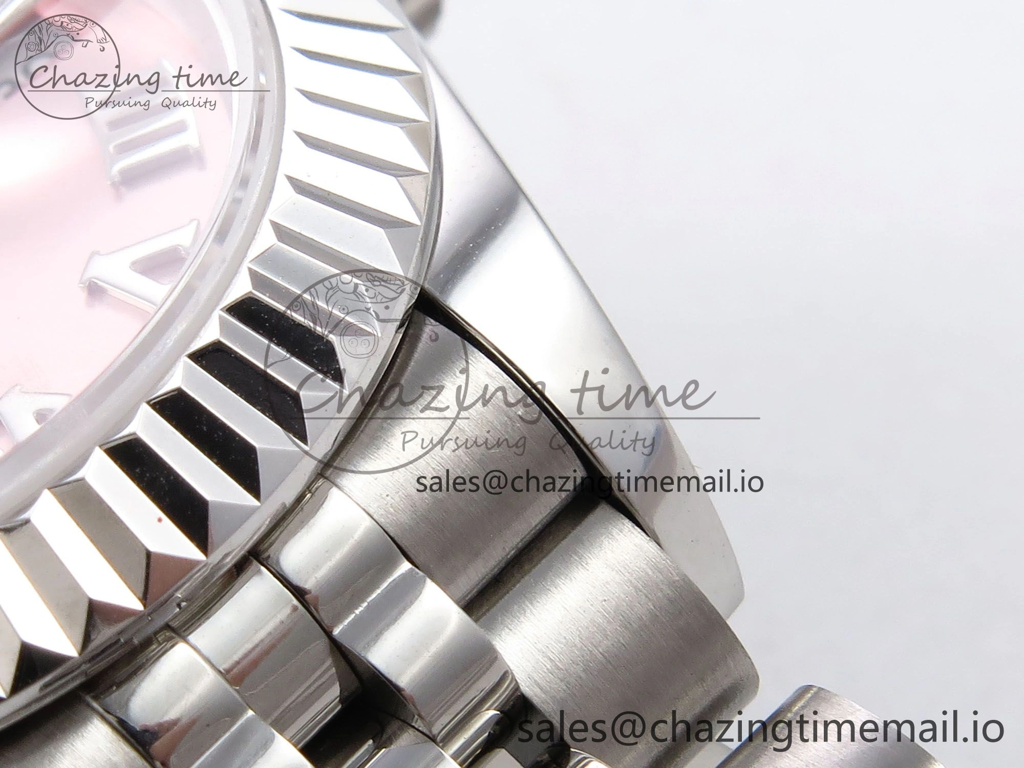 DateJust 28MM 279174 SS GMF 1:1 Best Edition 904L Steel Pink Roman Dial on Jubilee Bracelet A Thermal 1145