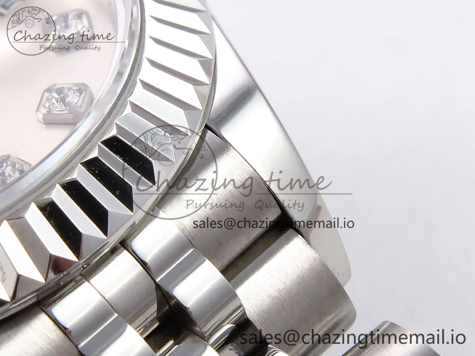 DateJust 28MM 279174 SS GMF 1:1 Best Edition 904L Steel Silver Diamonds Dial on Jubilee Bracelet A Breathable 10068