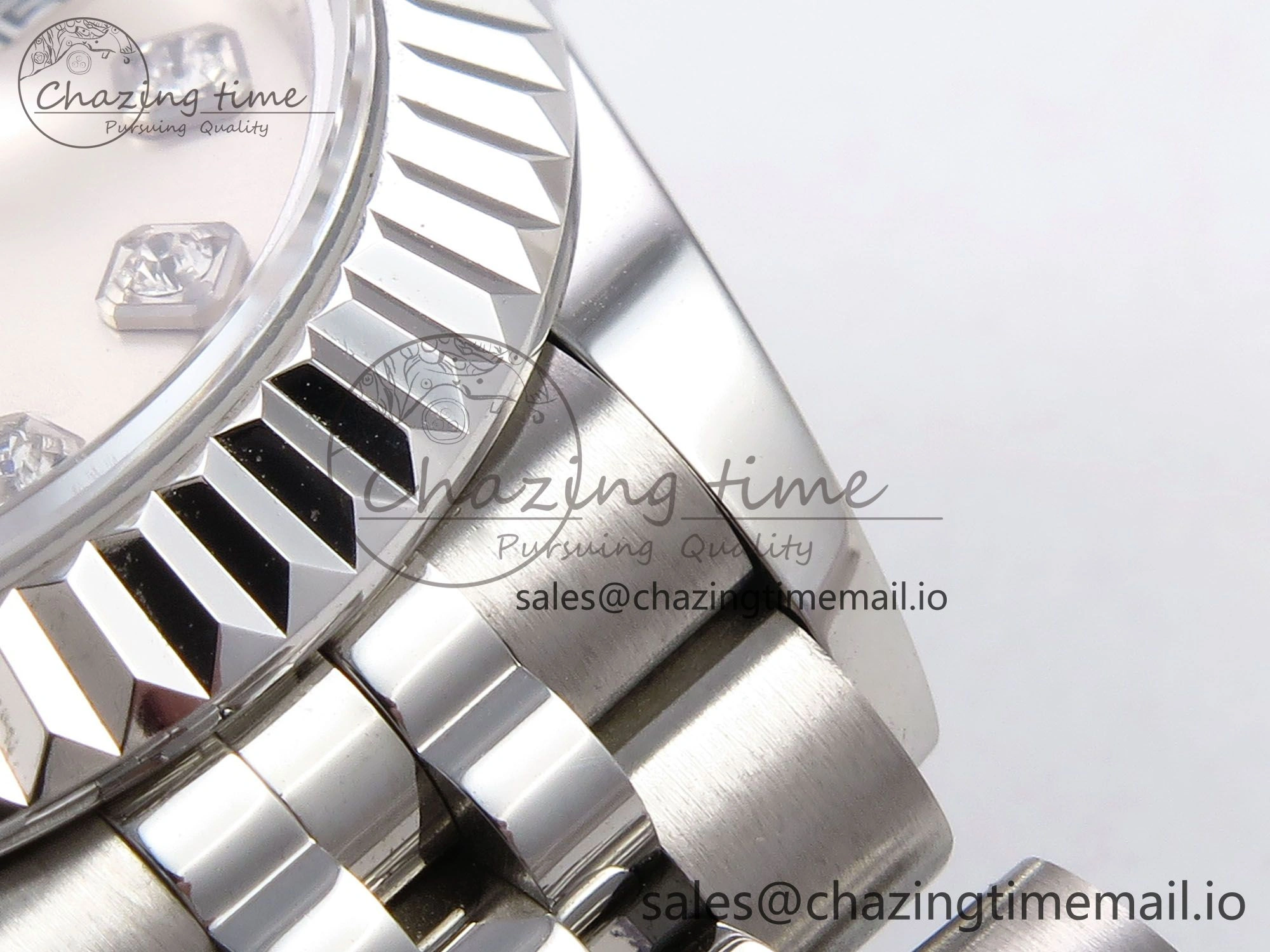 DateJust 28MM 279174 SS GMF 1:1 Best Edition 904L Steel Silver Diamonds Dial on Jubilee Bracelet A Breathable 10068