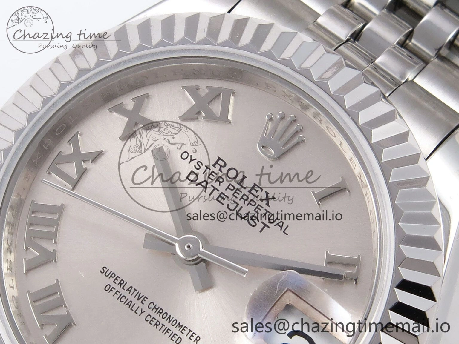 ZeroBulk DateJust 28MM 279174 SS GMF 1:1 Best Edition 904L Steel Silver Roman Dial on Jubilee Bracelet A 10070
