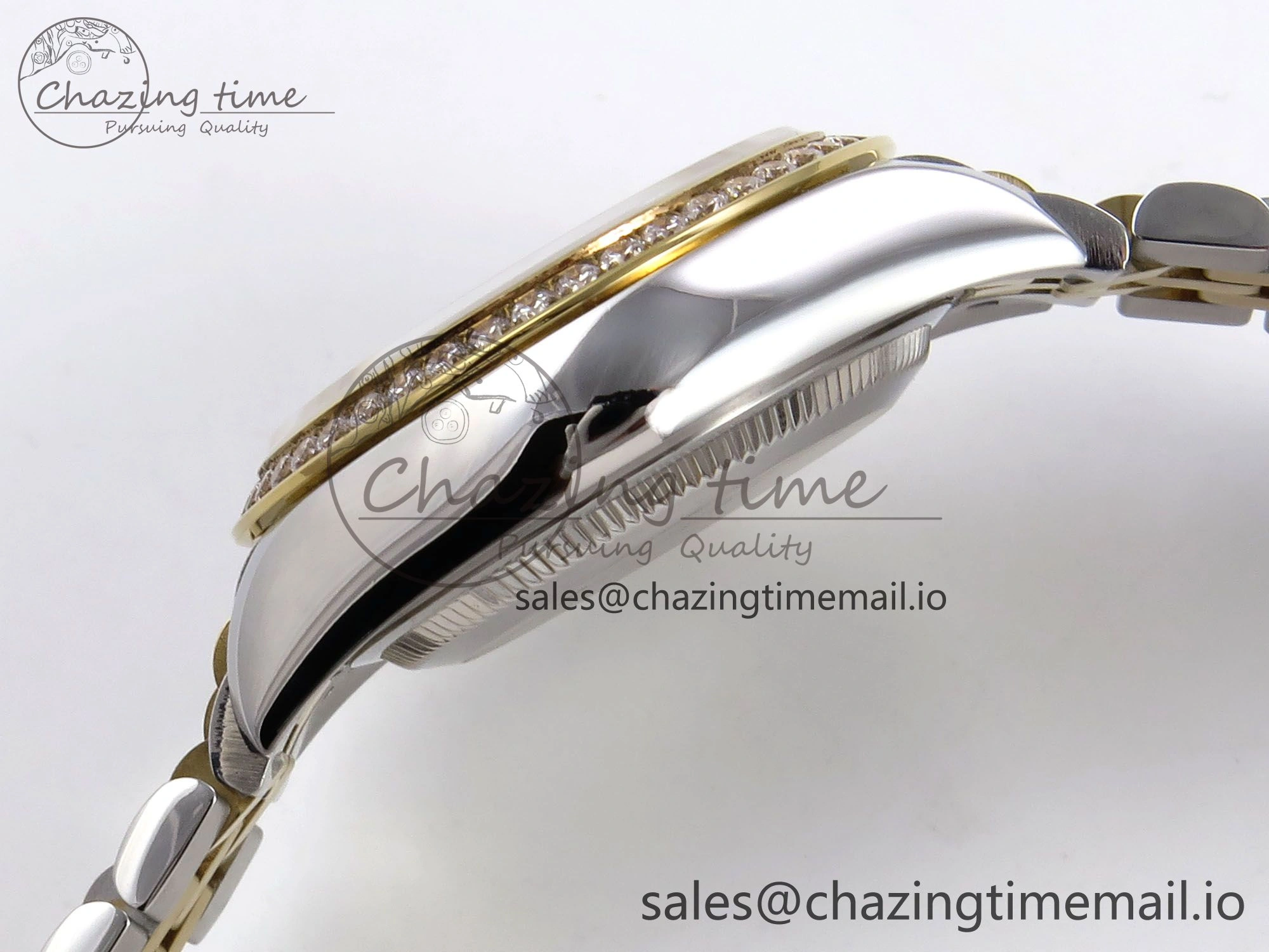 Minimalist DateJust 28MM 279383RBR SS YG GMF 1:1 Best Edition 904L Steel White MOP Diamonds Dial on Jubilee Bracelet A 10059