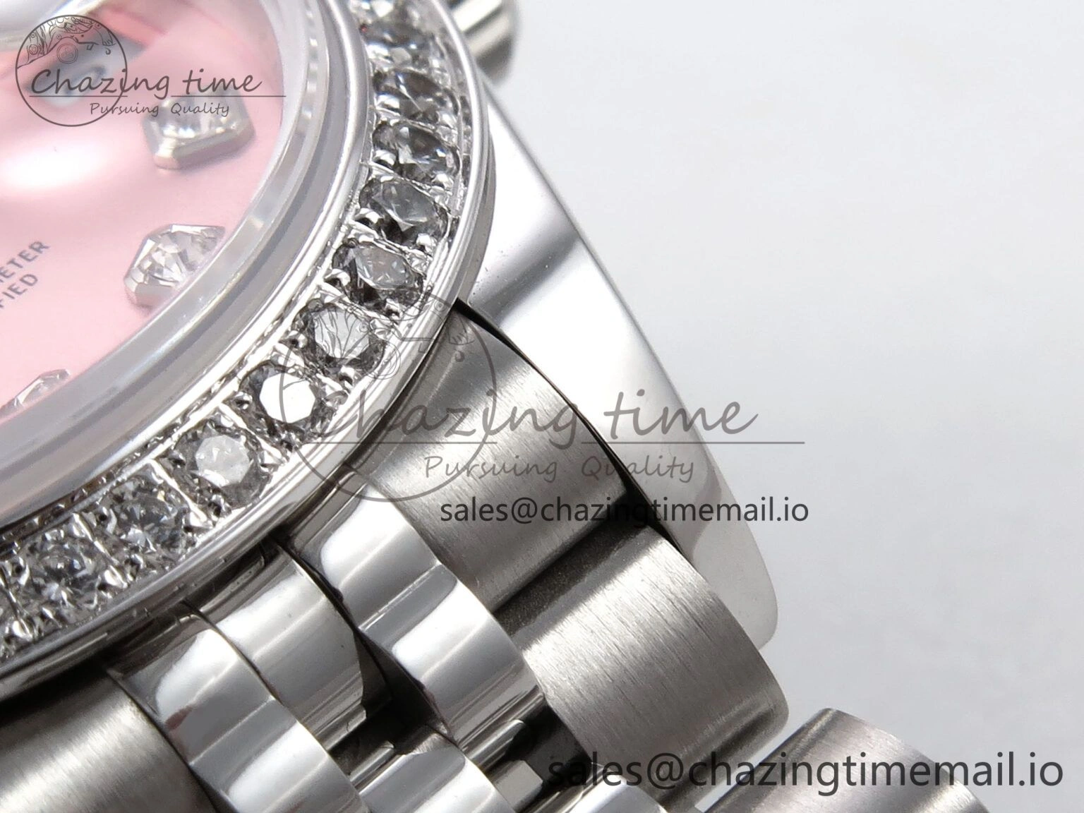 DateJust 28MM 279384RBR SS GMF 1:1 Best Edition 904L Steel Pink Diamonds Dial on Jubilee Bracelet A QuickDry 1141