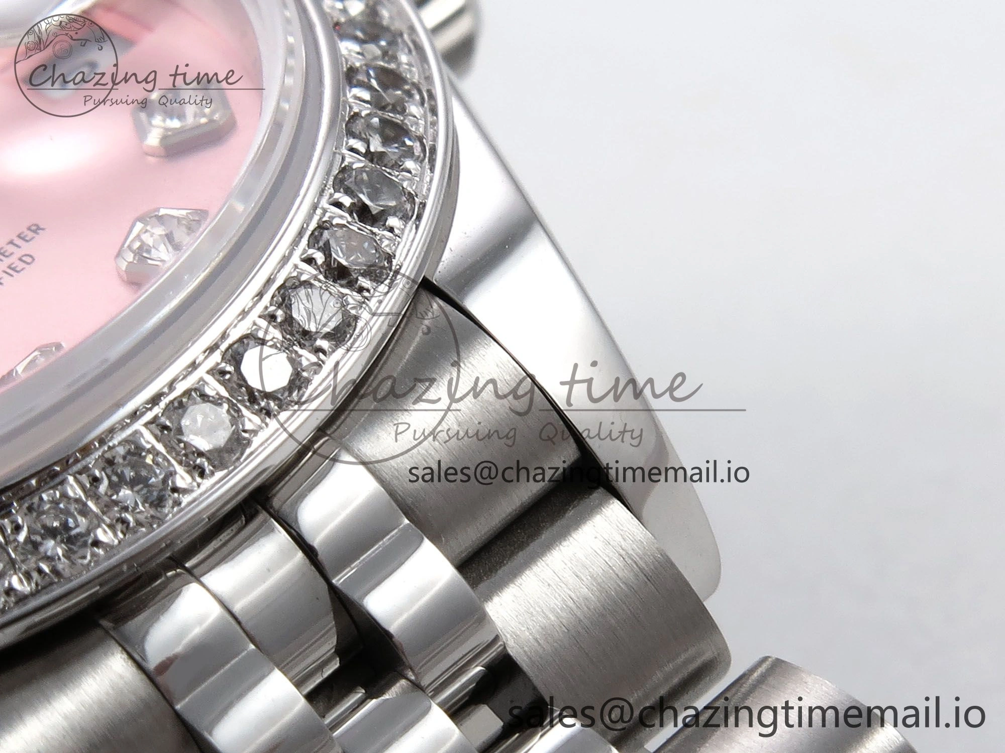 DateJust 28MM 279384RBR SS GMF 1:1 Best Edition 904L Steel Pink Diamonds Dial on Jubilee Bracelet A QuickDry 1141