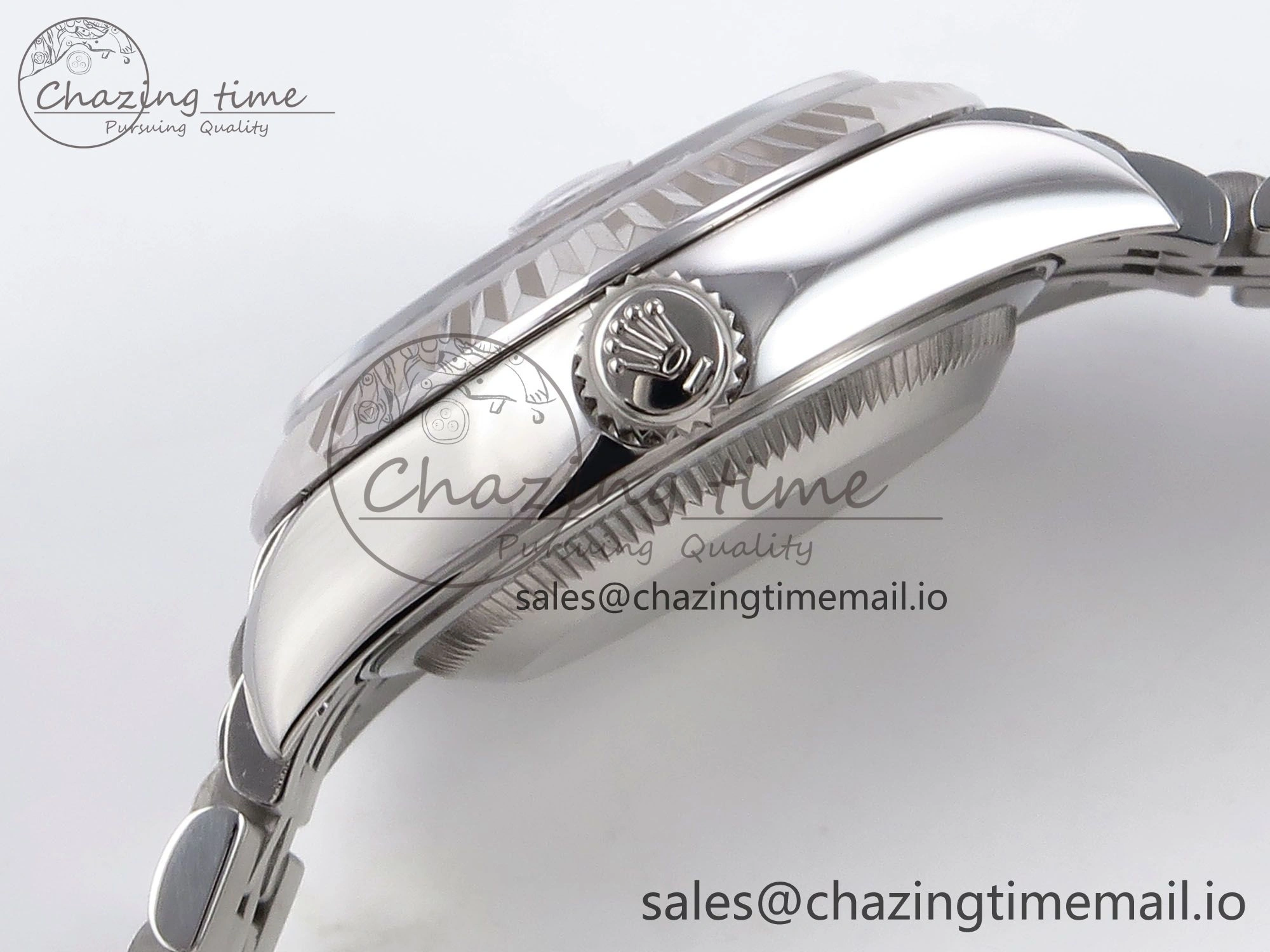 Affordable DateJust 28MM SS GMF 1:1 Best Edition 904L Steel White Roman Dial on Jubilee Bracelet A 10080