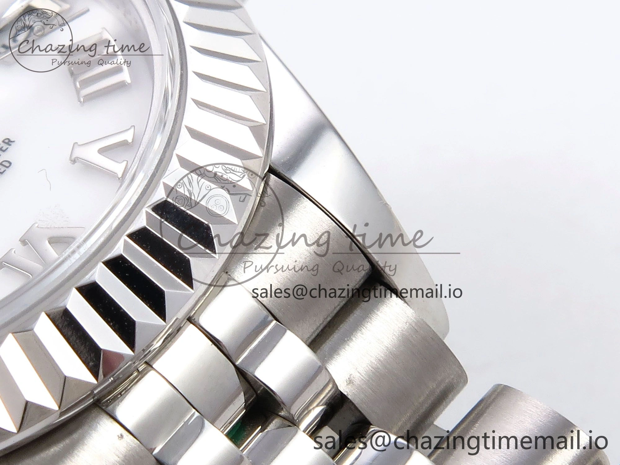 Affordable DateJust 28MM SS GMF 1:1 Best Edition 904L Steel White Roman Dial on Jubilee Bracelet A 10080