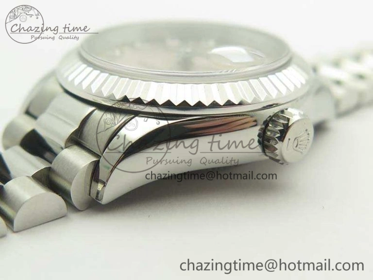 Compact DateJust 28mm SS BP Maker Best Edition Silver Diam Dial On SS Bracelet ETA 3472