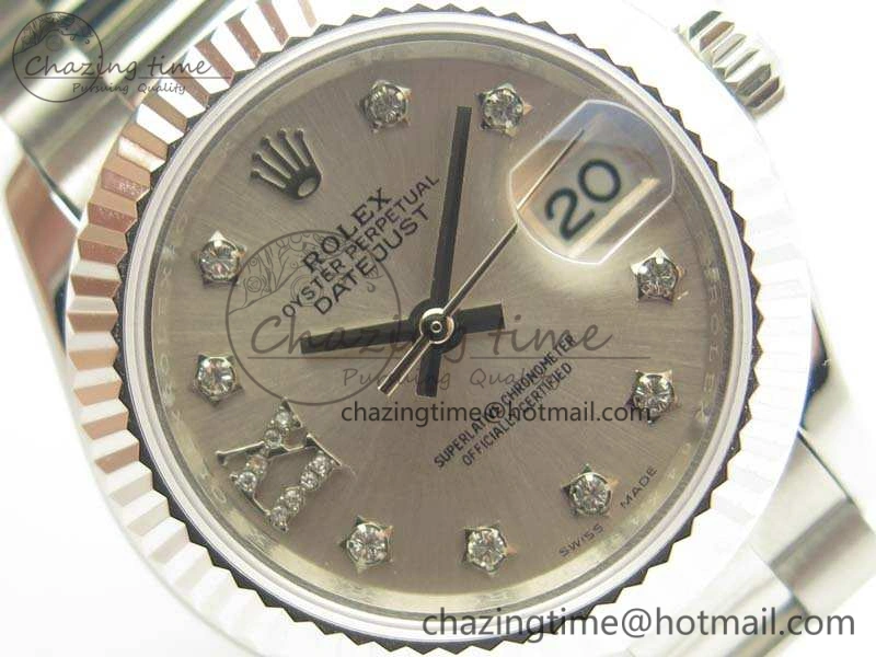 DateJust 28mm SS BP Maker Best Edition Silver Diam XL Dial On SS Bracelet ETA SportInspired 3471