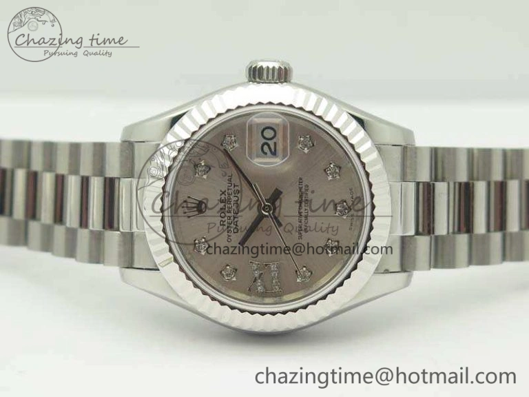 DateJust 28mm SS BP Maker Best Edition Silver Diam XL Dial On SS Bracelet ETA SportInspired 3471