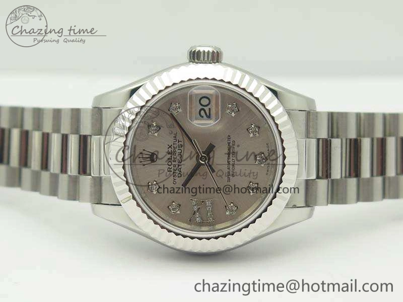 DateJust 28mm SS BP Maker Best Edition Silver Diam XL Dial On SS Bracelet ETA SportInspired 3471