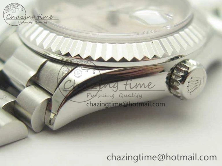 DateJust 28mm SS BP Maker Best Edition Silver Diam XL Dial On SS Bracelet ETA SportInspired 3471