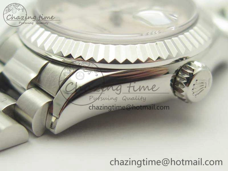 DateJust 28mm SS BP Maker Best Edition Silver Diam XL Dial On SS Bracelet ETA SportInspired 3471