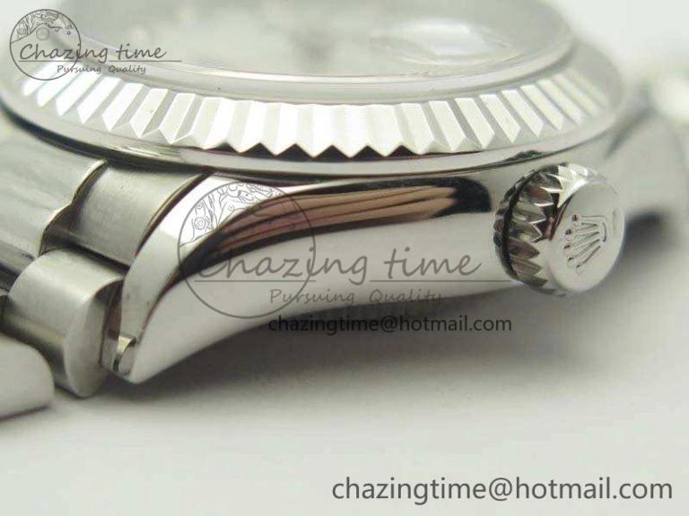 Vibrant DateJust 28mm SS BP Maker Best Edition White MOP Dial On SS Bracelet ETA 3473