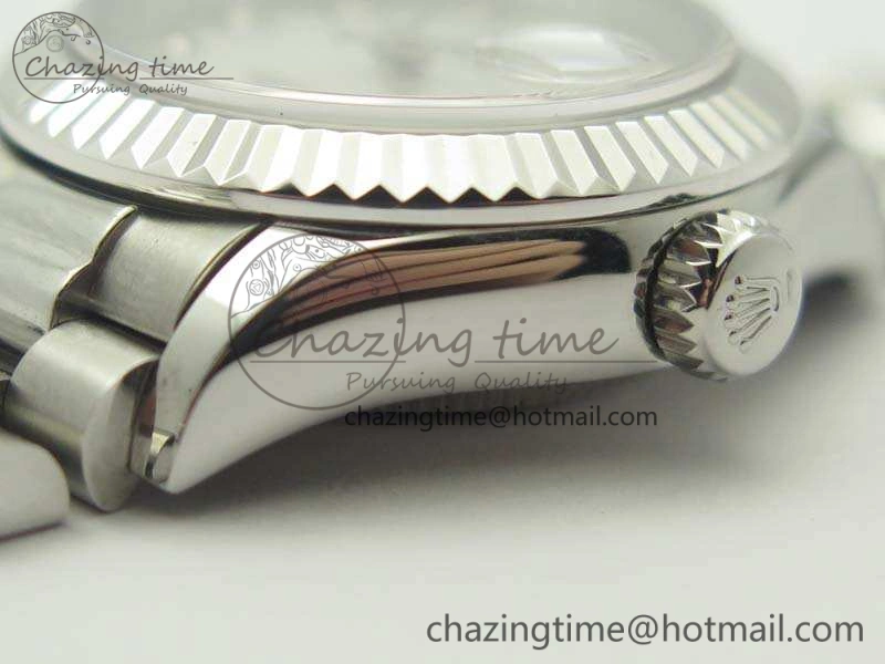 Vibrant DateJust 28mm SS BP Maker Best Edition White MOP Dial On SS Bracelet ETA 3473