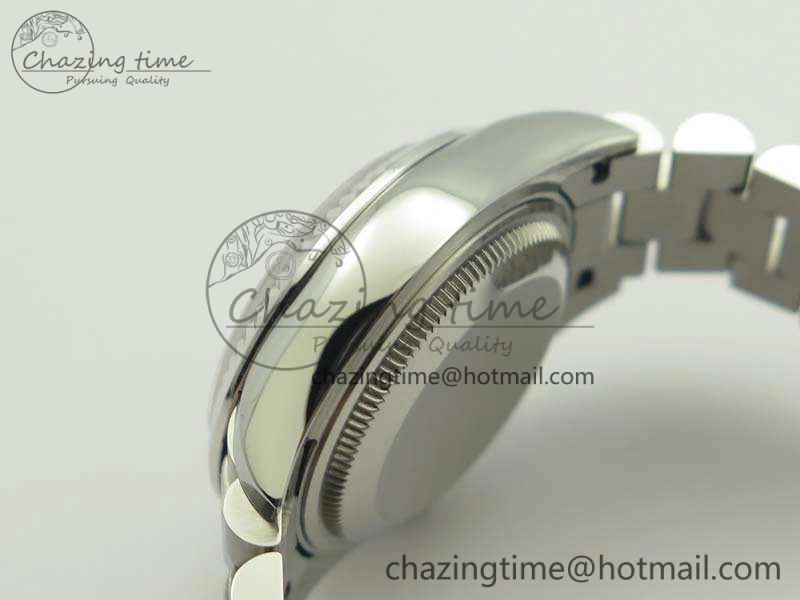 Vibrant DateJust 28mm SS BP Maker Best Edition White MOP Dial On SS Bracelet ETA 3473