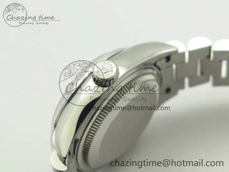 Vibrant DateJust 28mm SS BP Maker Best Edition White MOP Dial On SS Bracelet ETA 3473