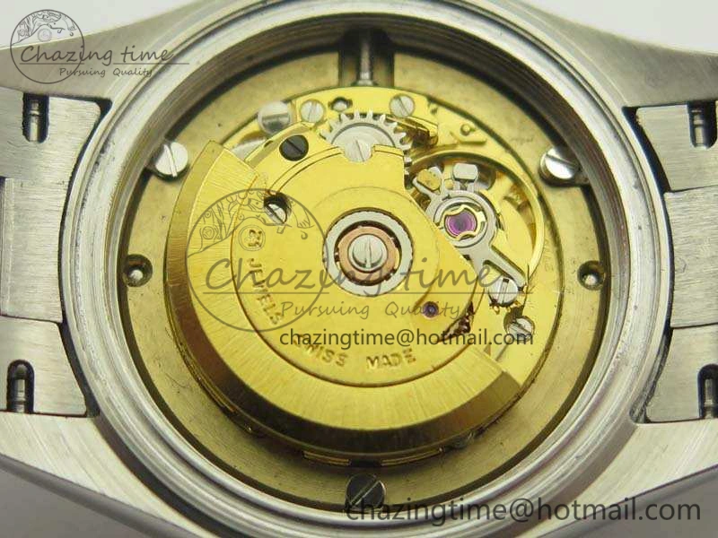 SportInspired DateJust 28mm SS Diamond Bezel BP Maker Best Edition Silver Dial On SS Bracelet ETA 3468