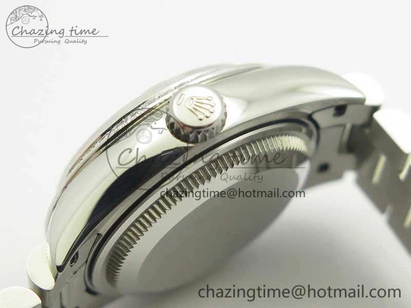 DateJust 28mm SS Diamond Bezel BP Maker Best Edition Silver Diam XL Dial On SS Bracelet ETA OnTrend 3457