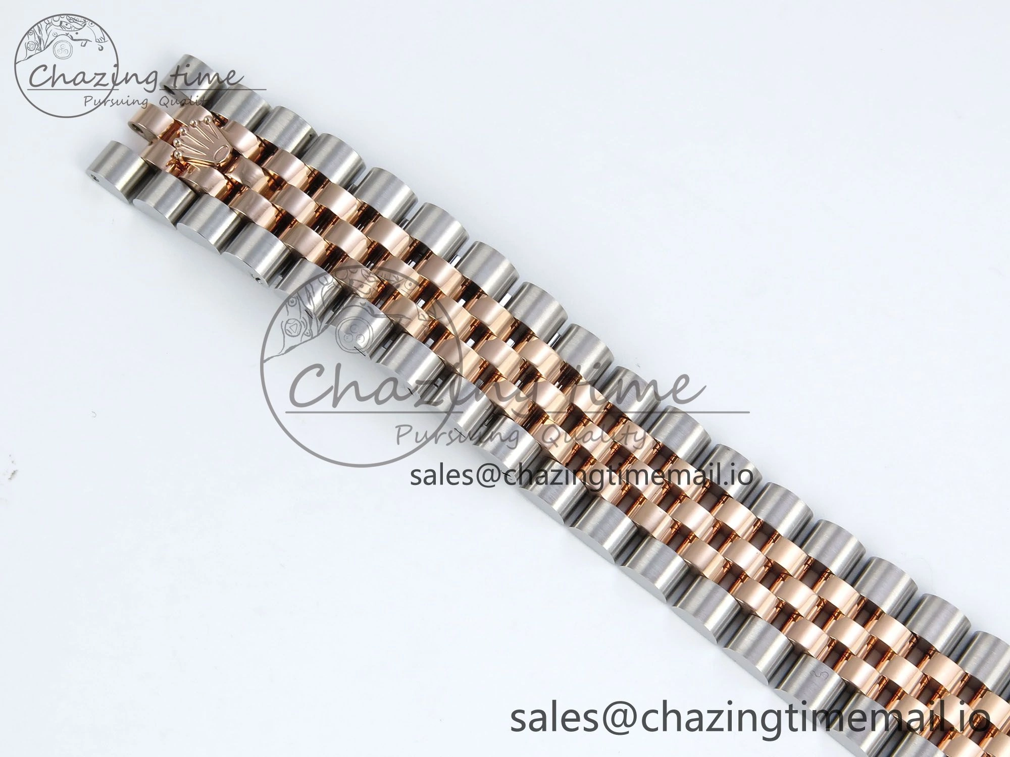 Comfortable DateJust 31 278271 ARF 1:1 Best Edition 904L Steel Gray Roman Diamonds Dial on SS RG Jubilee Bracelet ETA 516