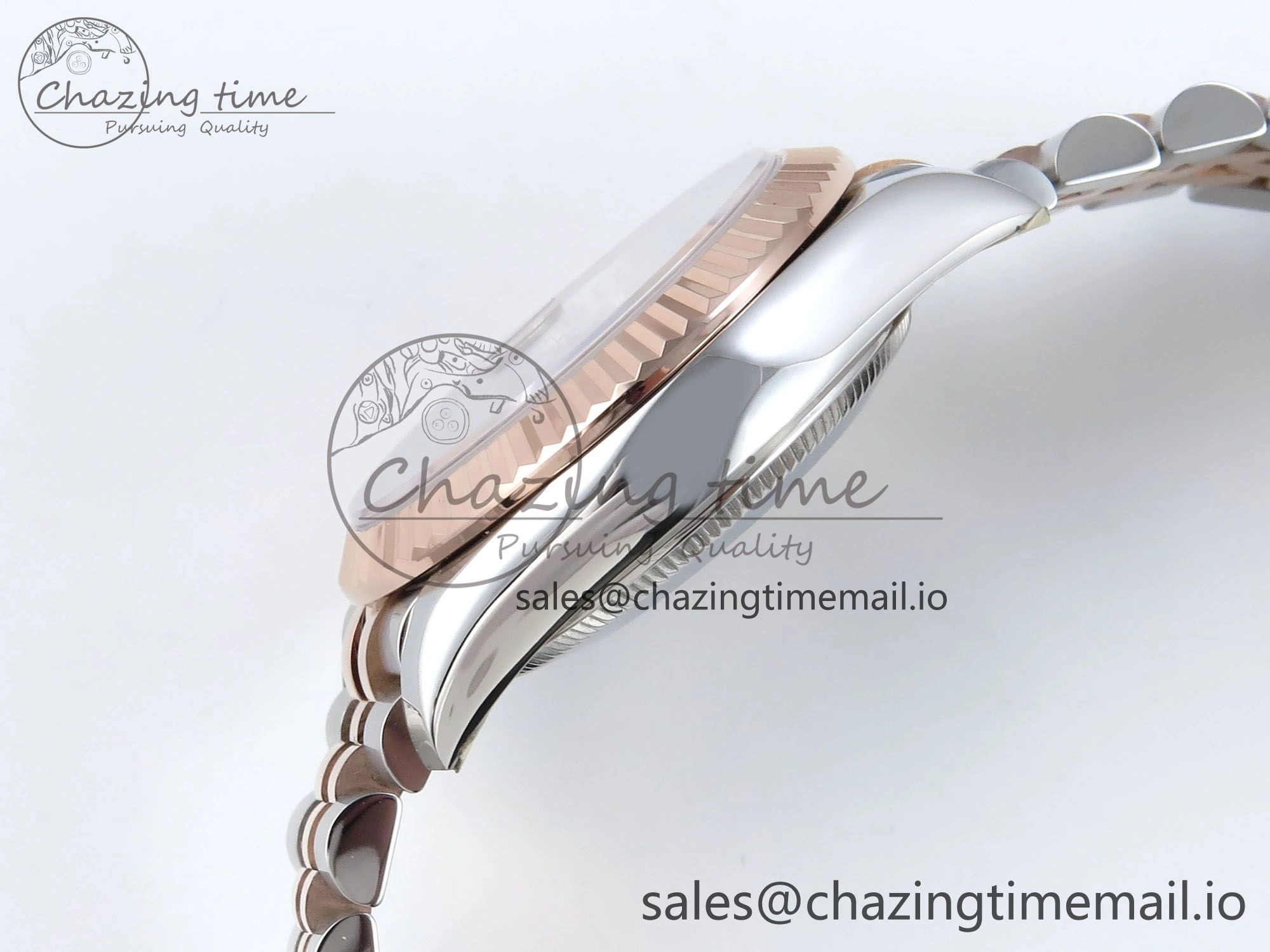 Comfortable DateJust 31 278271 ARF 1:1 Best Edition 904L Steel RG Dial Stick Marker on SS RG Jubilee Bracelet ETA 514