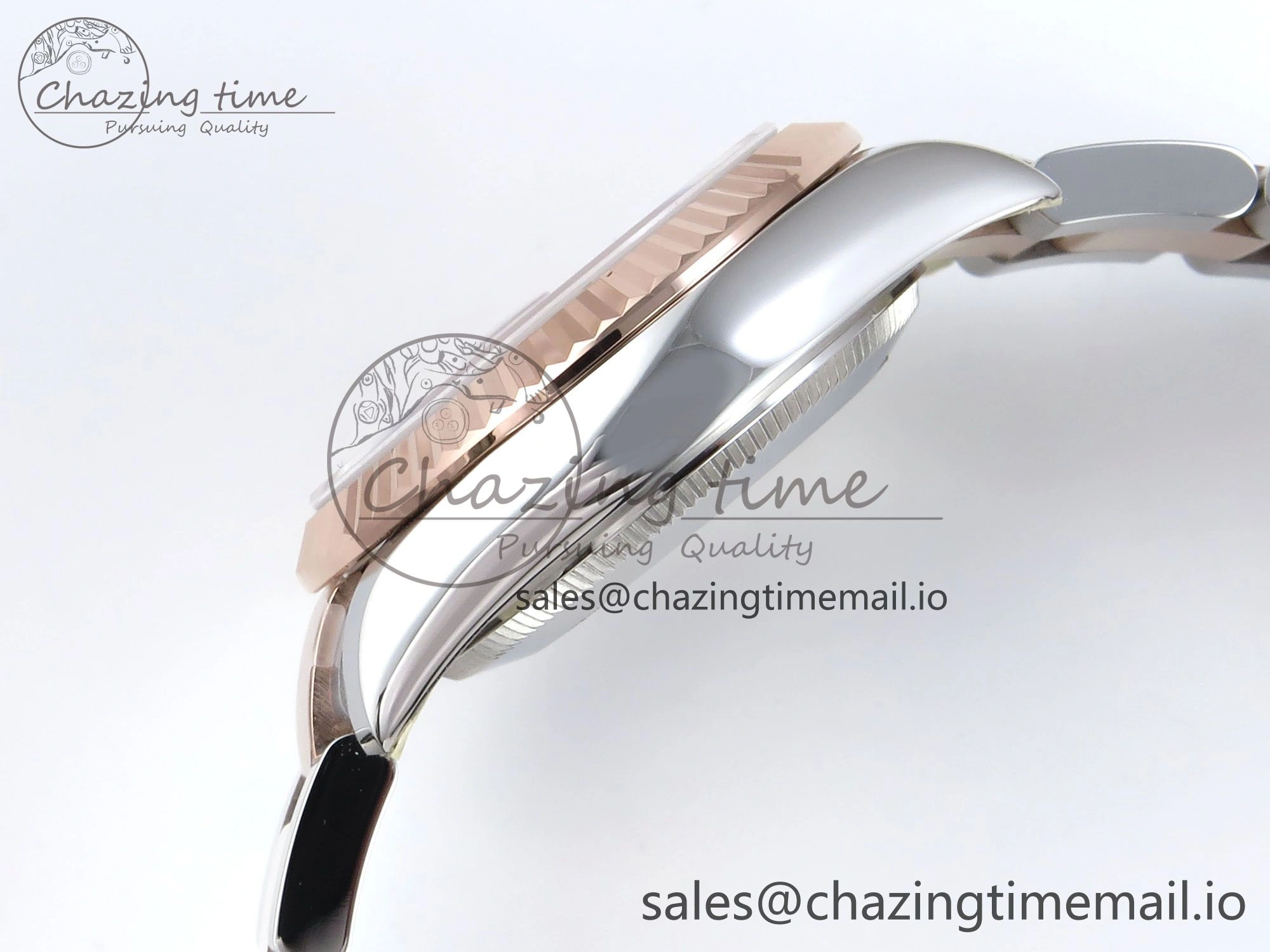 DateJust 31 278271 ARF 1:1 Best Edition 904L Steel RG Dial Stick Marker on SS RG Oyster Bracelet ETA Practical 525