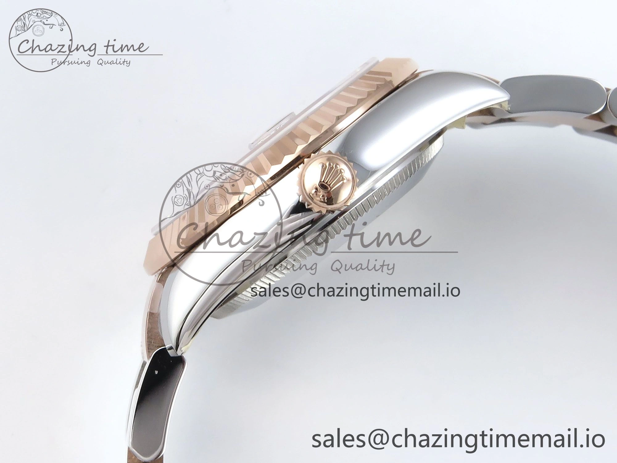 DateJust 31 278271 ARF 1:1 Best Edition 904L Steel RG Dial Stick Marker on SS RG Oyster Bracelet ETA Practical 525