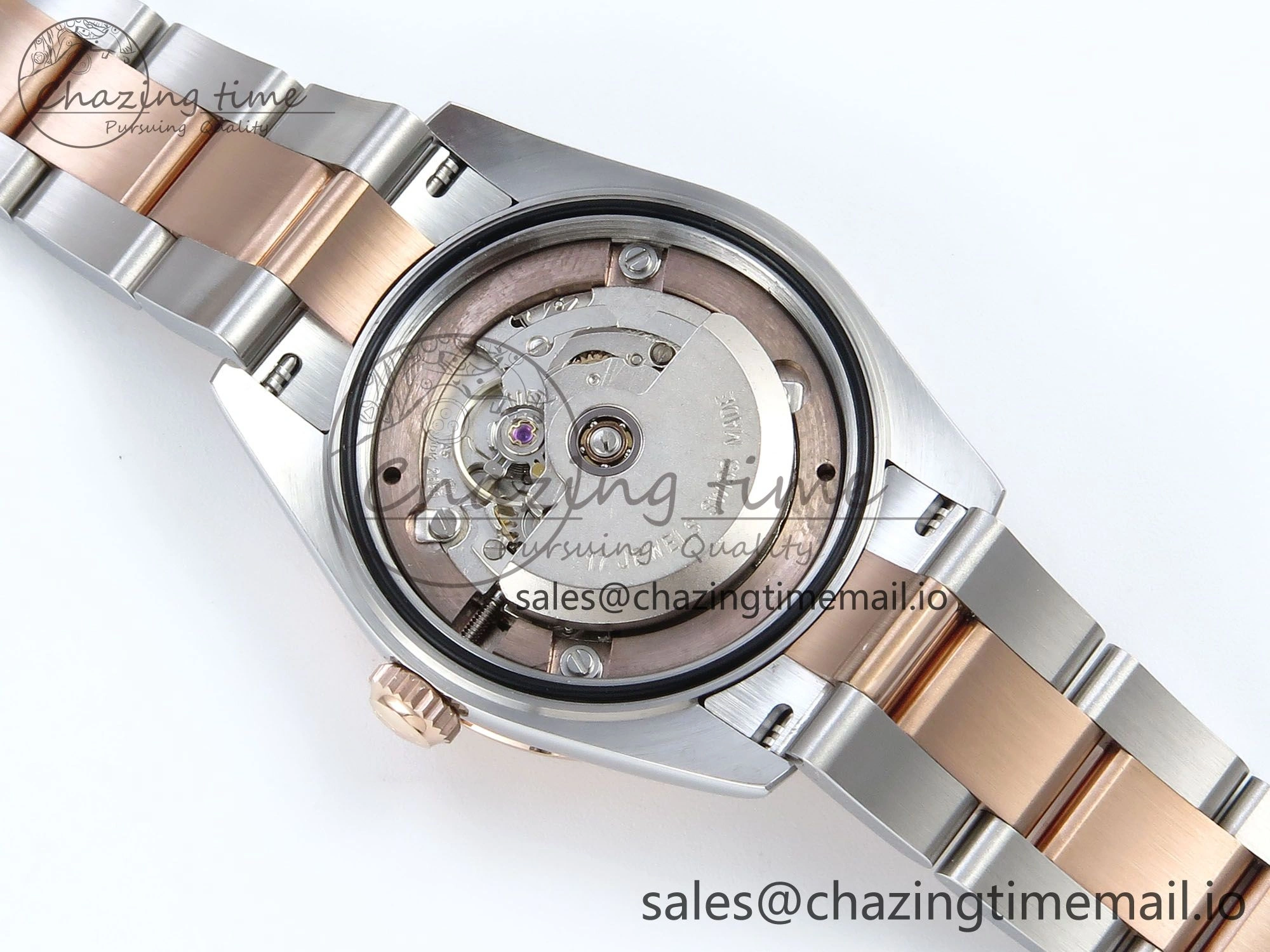 DateJust 31 278271 ARF 1:1 Best Edition 904L Steel RG Dial Stick Marker on SS RG Oyster Bracelet ETA Practical 525