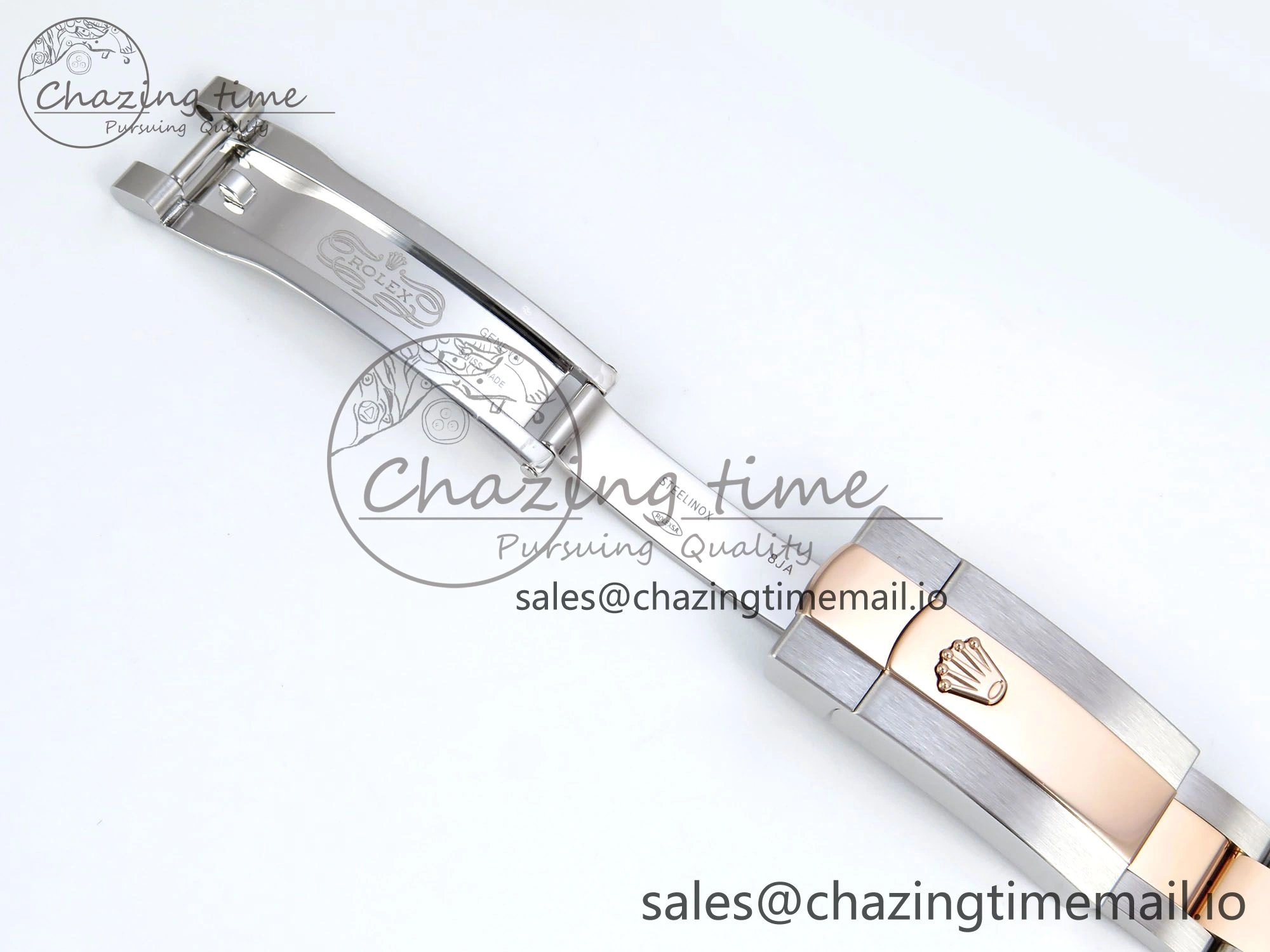 WaterResistant DateJust 31 278271 ARF 1:1 Best Edition 904L Steel RG Diamonds Dial on SS RG Oyster Bracelet ETA 518