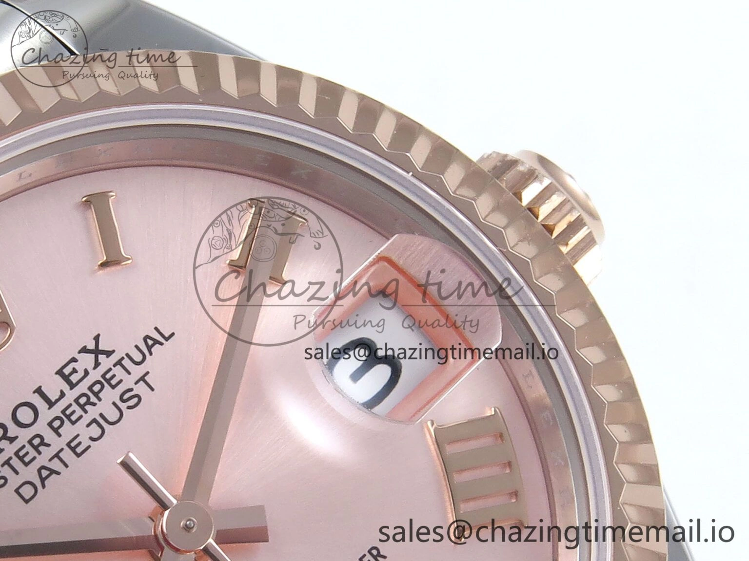 Flexible DateJust 31 278271 ARF 1:1 Best Edition 904L Steel RG Roman Dial on SS RG Jubilee Bracelet ETA 515