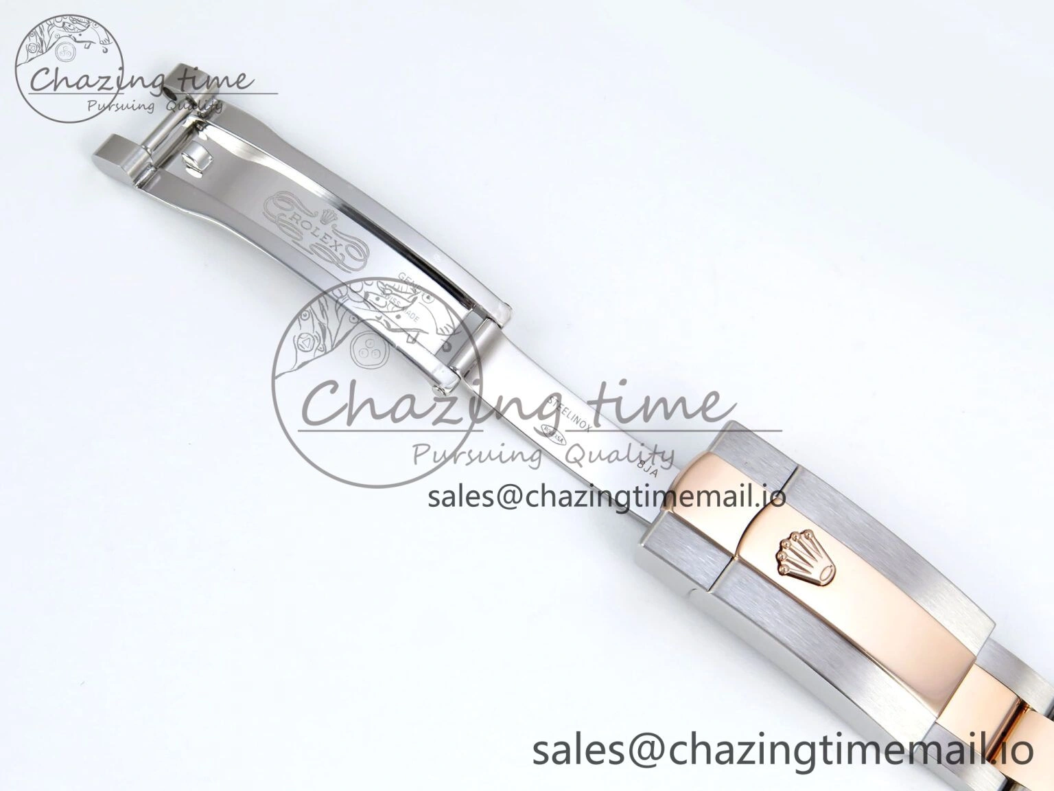 DateJust 31 278271 ARF 1:1 Best Edition 904L Steel RG Roman Dial on SS RG Oyster Bracelet ETA UrbanStyle 524