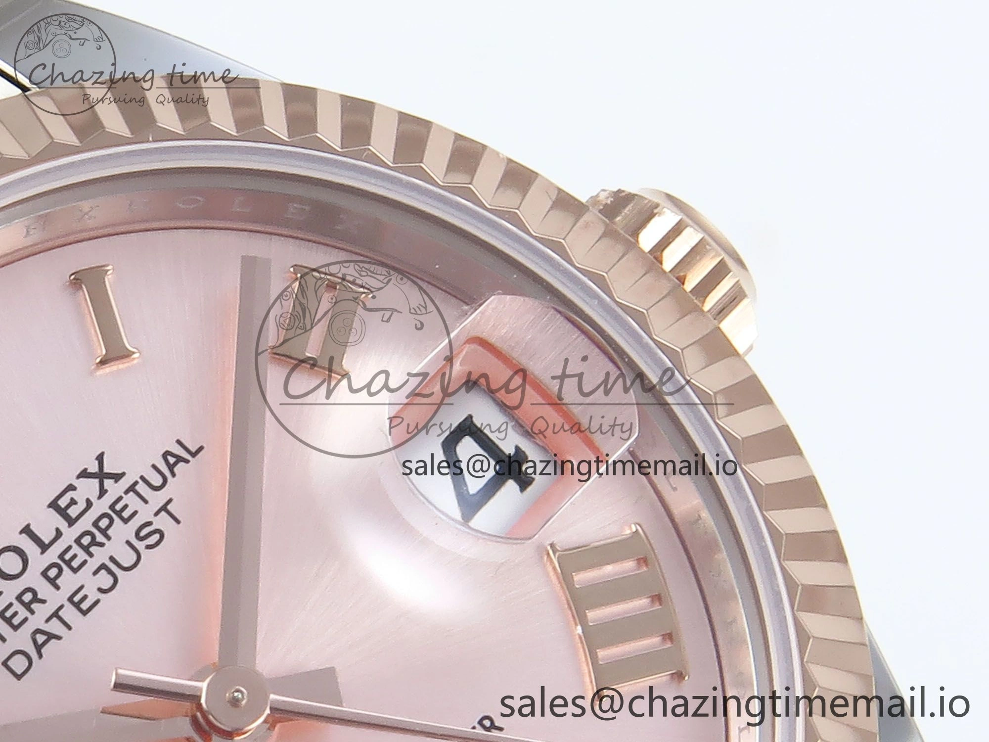 DateJust 31 278271 ARF 1:1 Best Edition 904L Steel RG Roman Dial on SS RG Oyster Bracelet ETA UrbanStyle 524