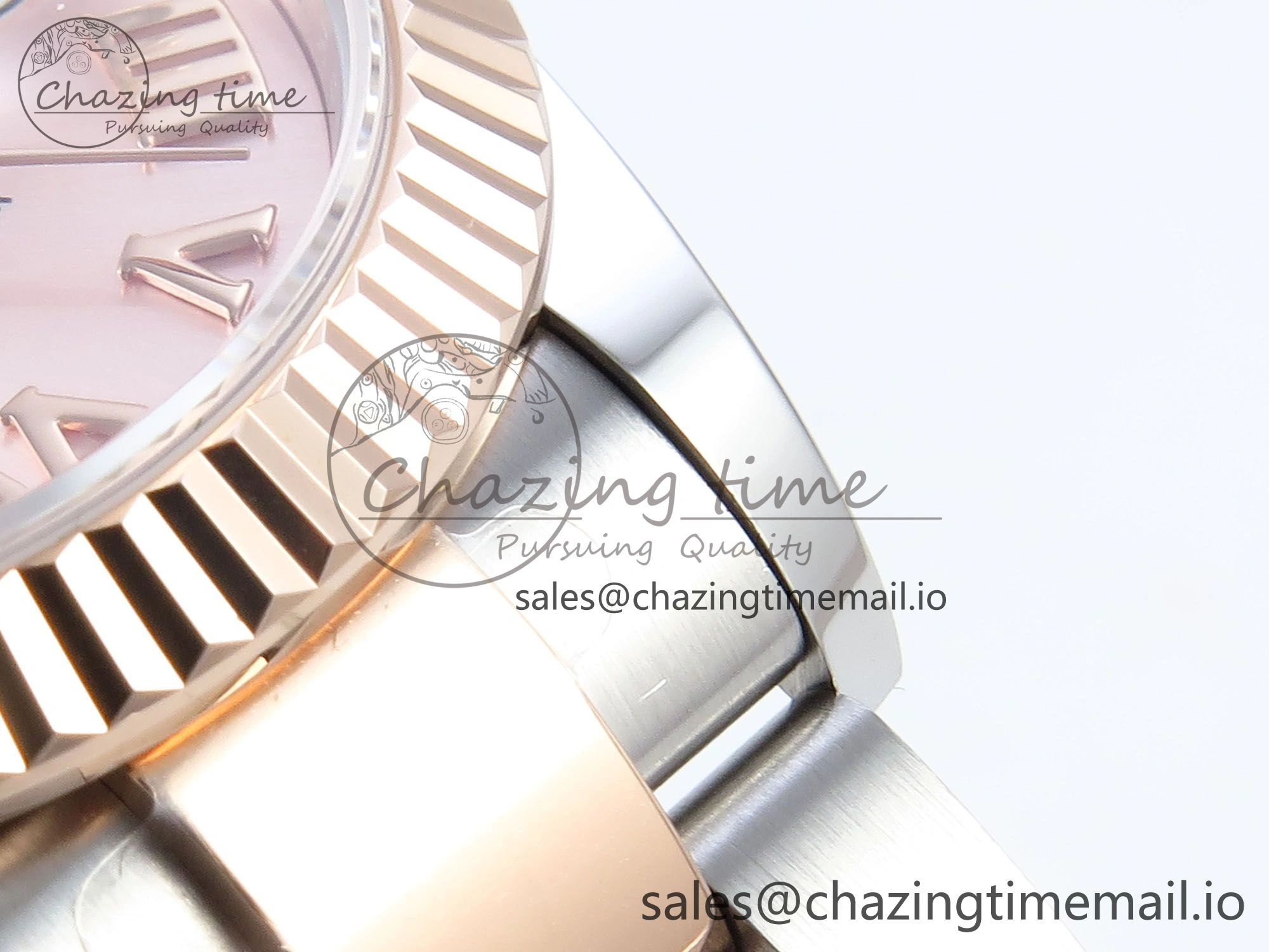 DateJust 31 278271 ARF 1:1 Best Edition 904L Steel RG Roman Dial on SS RG Oyster Bracelet ETA UrbanStyle 524