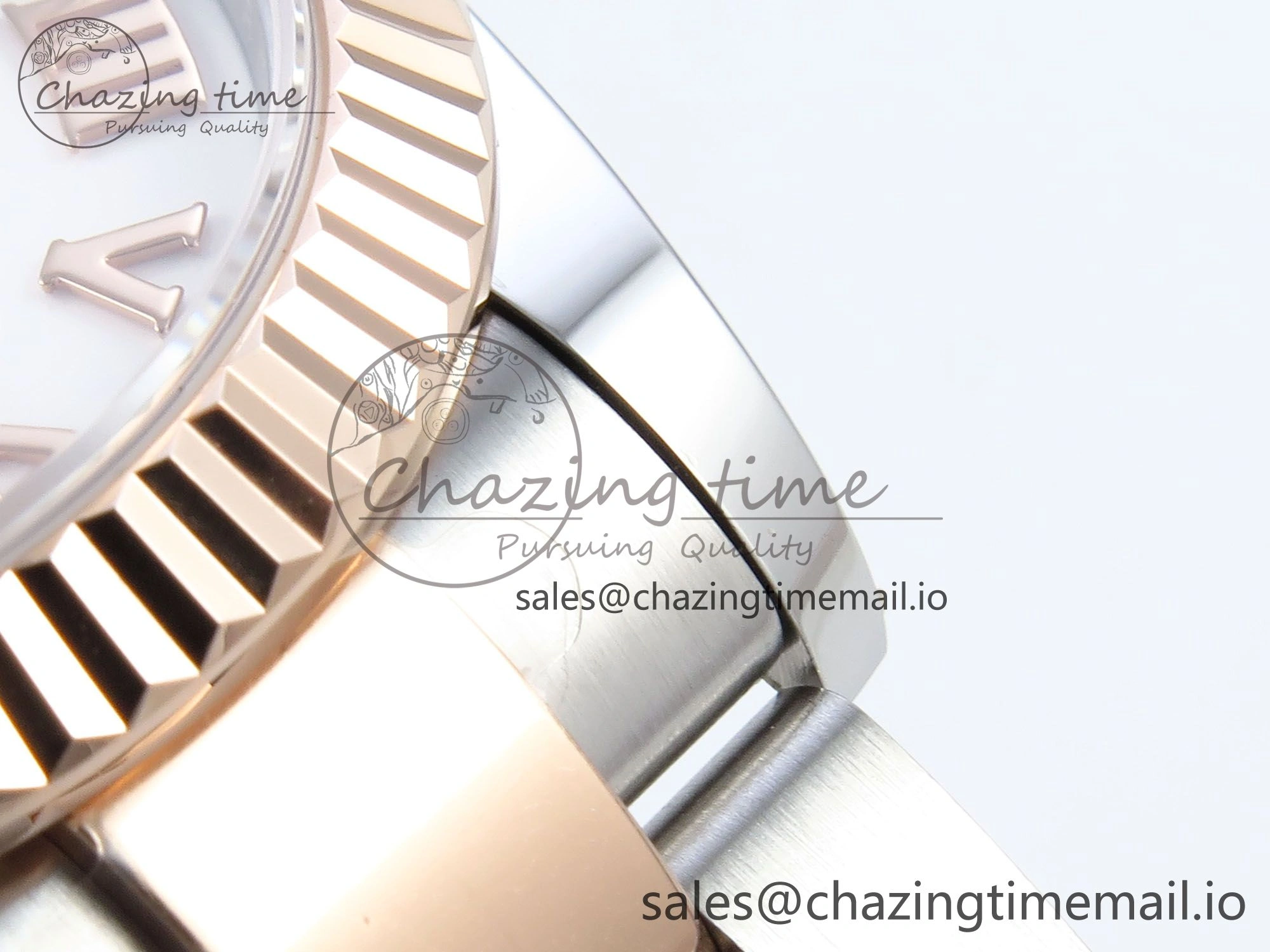 DateJust 31 278271 ARF 1:1 Best Edition 904L Steel White Roman Dial on SS RG Oyster Bracelet ETA Breathable 521