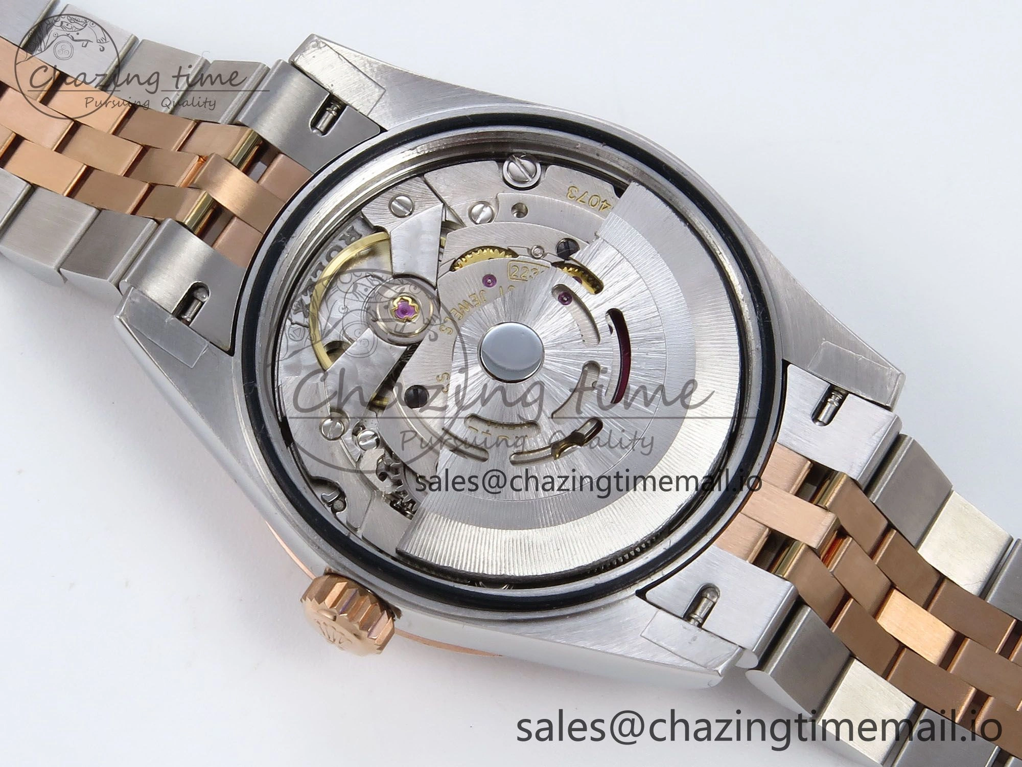 DateJust 31 278271 JARF 1:1 Best Edition 904L Steel RG Stick Dial on SS RG Jubilee Bracelet HZ RelaxedFit 865