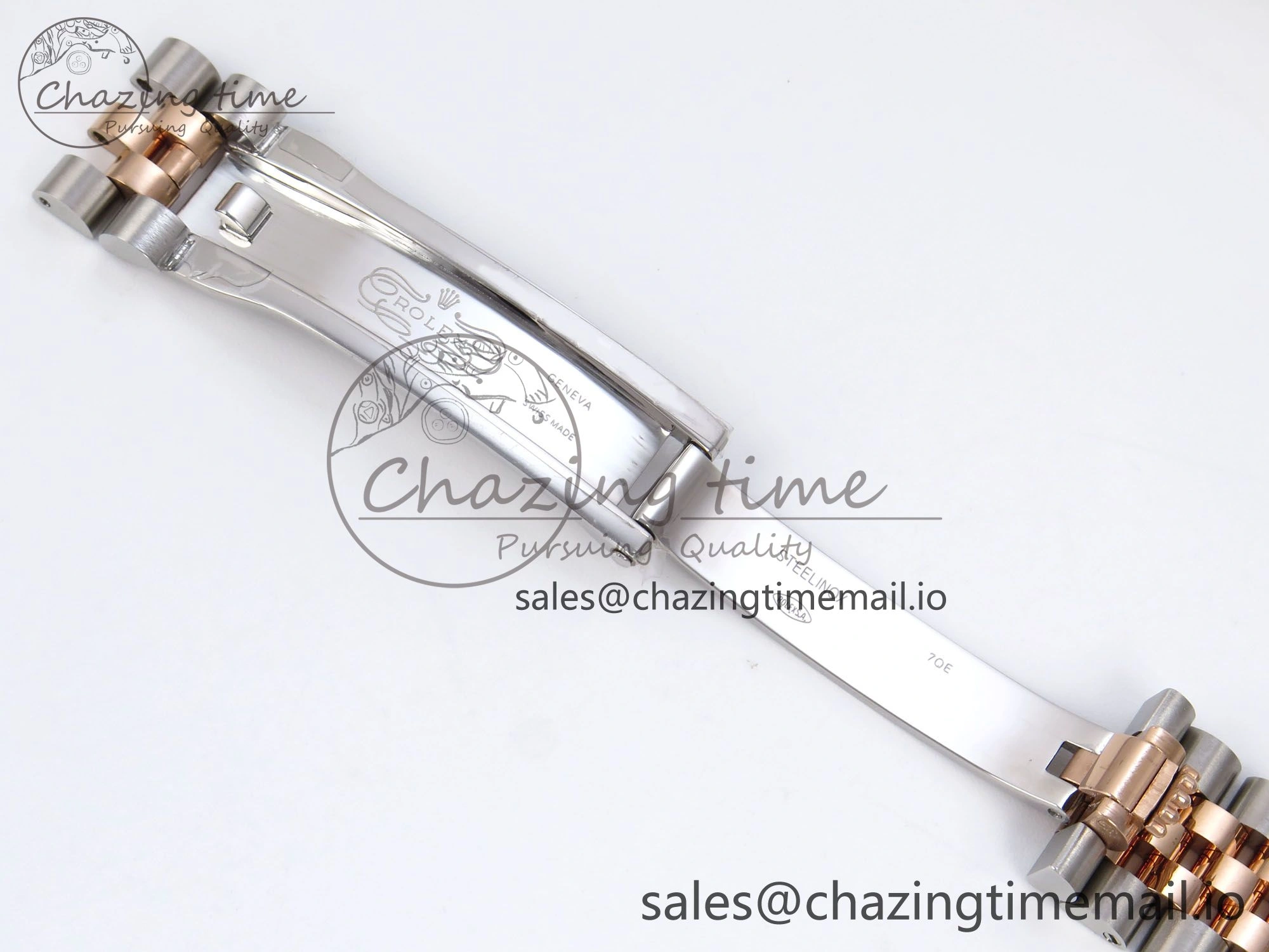 DateJust 31 278271 JARF 1:1 Best Edition 904L Steel RG Stick Dial on SS RG Jubilee Bracelet HZ RelaxedFit 865