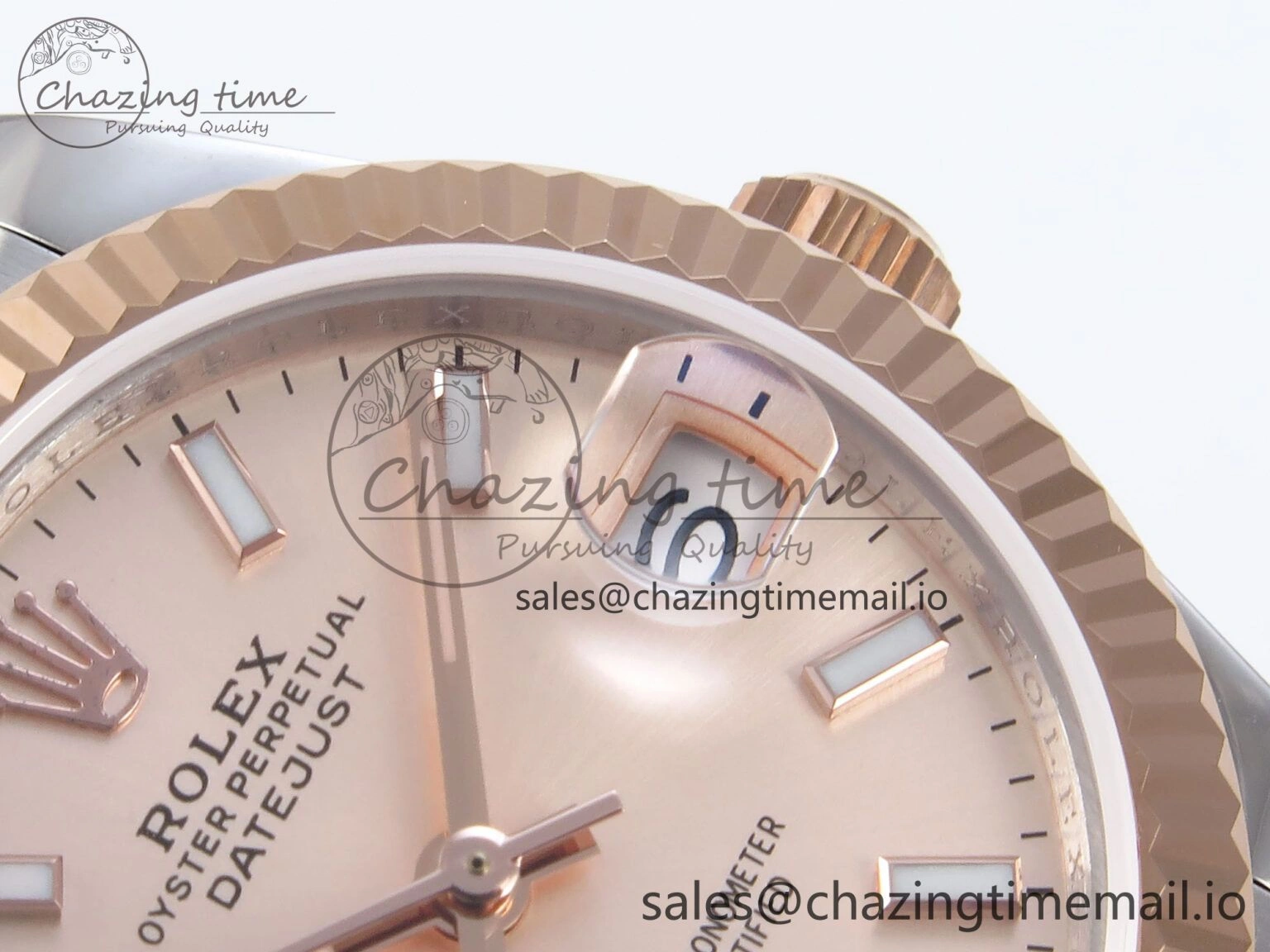 DateJust 31 278271 JARF 1:1 Best Edition 904L Steel RG Stick Dial on SS RG Jubilee Bracelet HZ RelaxedFit 865