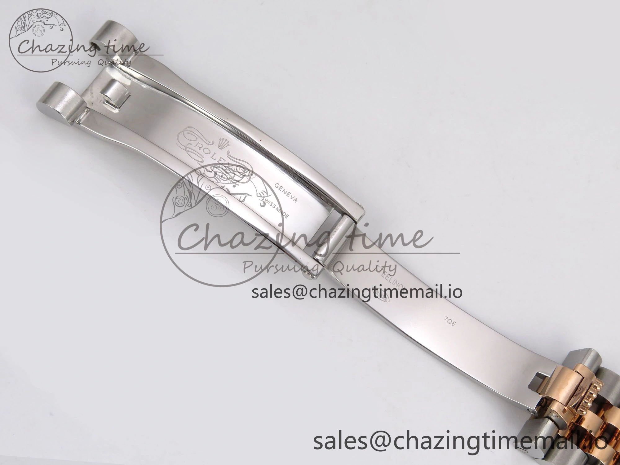 DateJust 31 278271 SS RG GMF 1:1 Best Edition 904L Steel Gray Roman Diamonds Dial on Jubilee Bracelet A HighQuality 1165