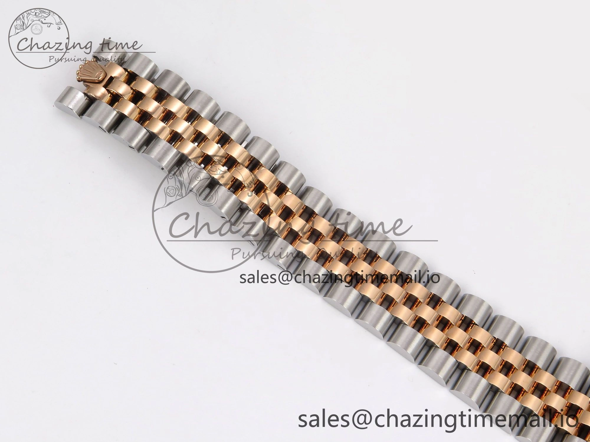 DateJust 31 278271 SS RG GMF 1:1 Best Edition 904L Steel Gray Roman Diamonds Dial on Jubilee Bracelet A HighQuality 1165