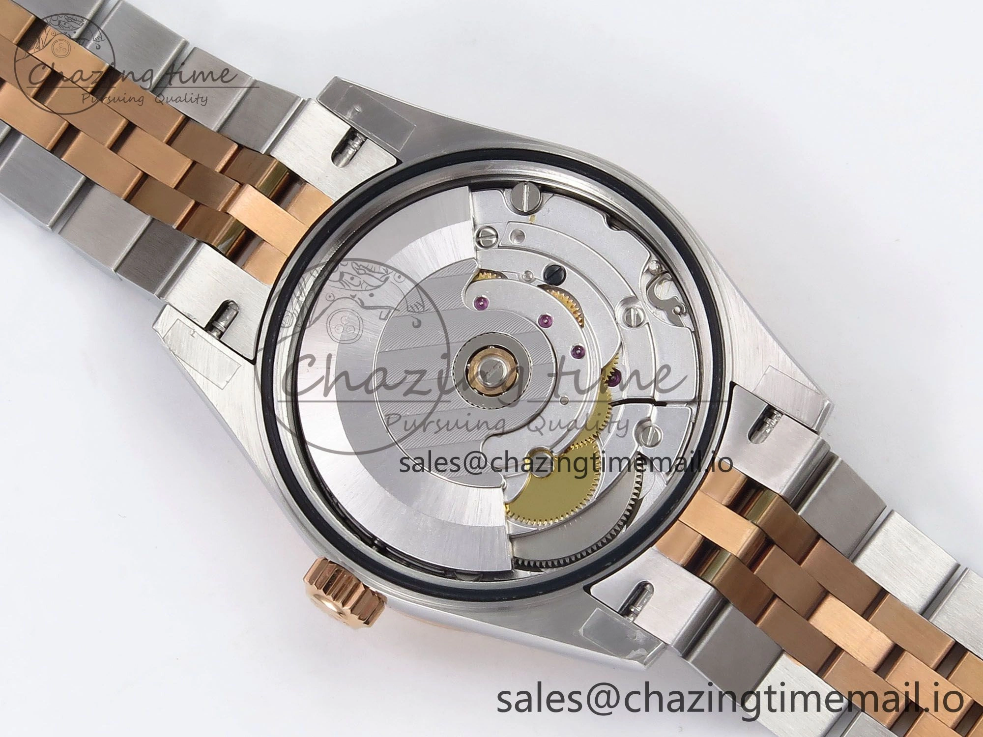DateJust 31 278271 SS RG GMF 1:1 Best Edition 904L Steel Gray Roman Diamonds Dial on Jubilee Bracelet A HighQuality 1165